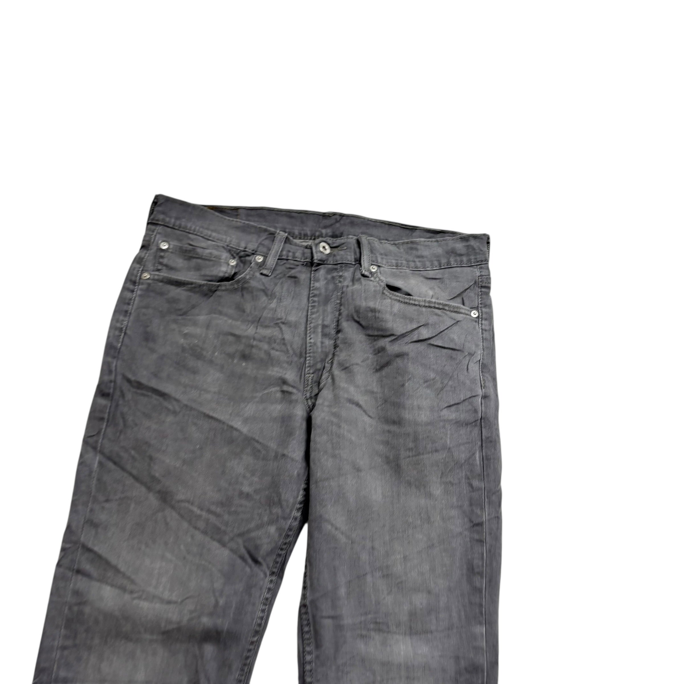 Levis 511 Jeans W35 L34 Mens Grey Slim Fit Stretch Denim
