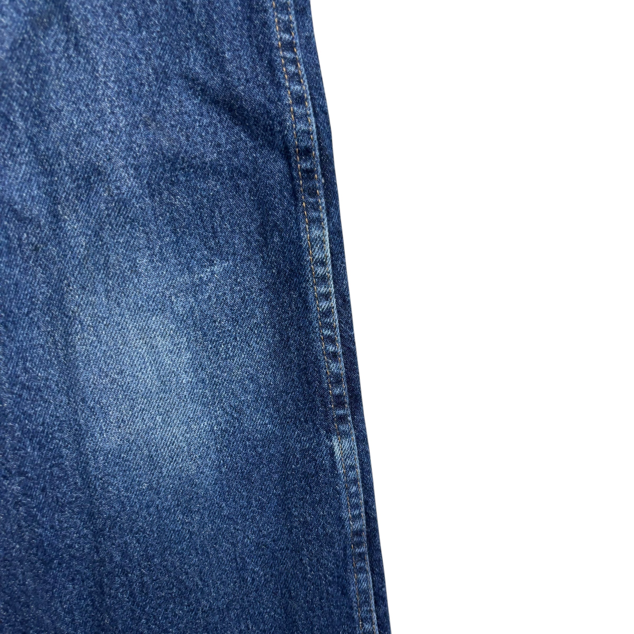 Wrangler Jeans W34 L30 Mens Dark Blue Regular Straight Fit Vintage USA Made