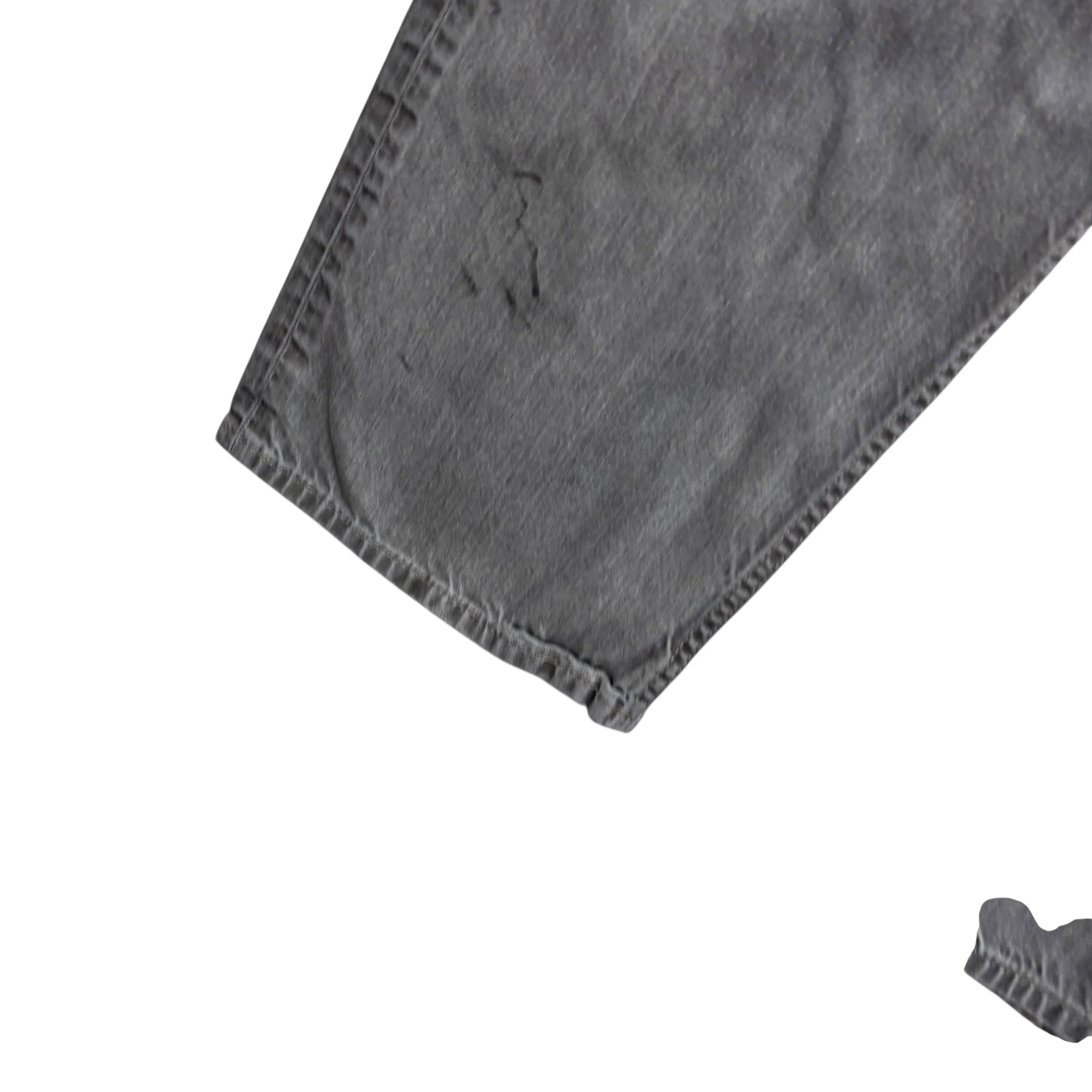 Levis 569 Jeans W42 L30 Mens Grey Baggy Relaxed Straight Fit Denim (F)