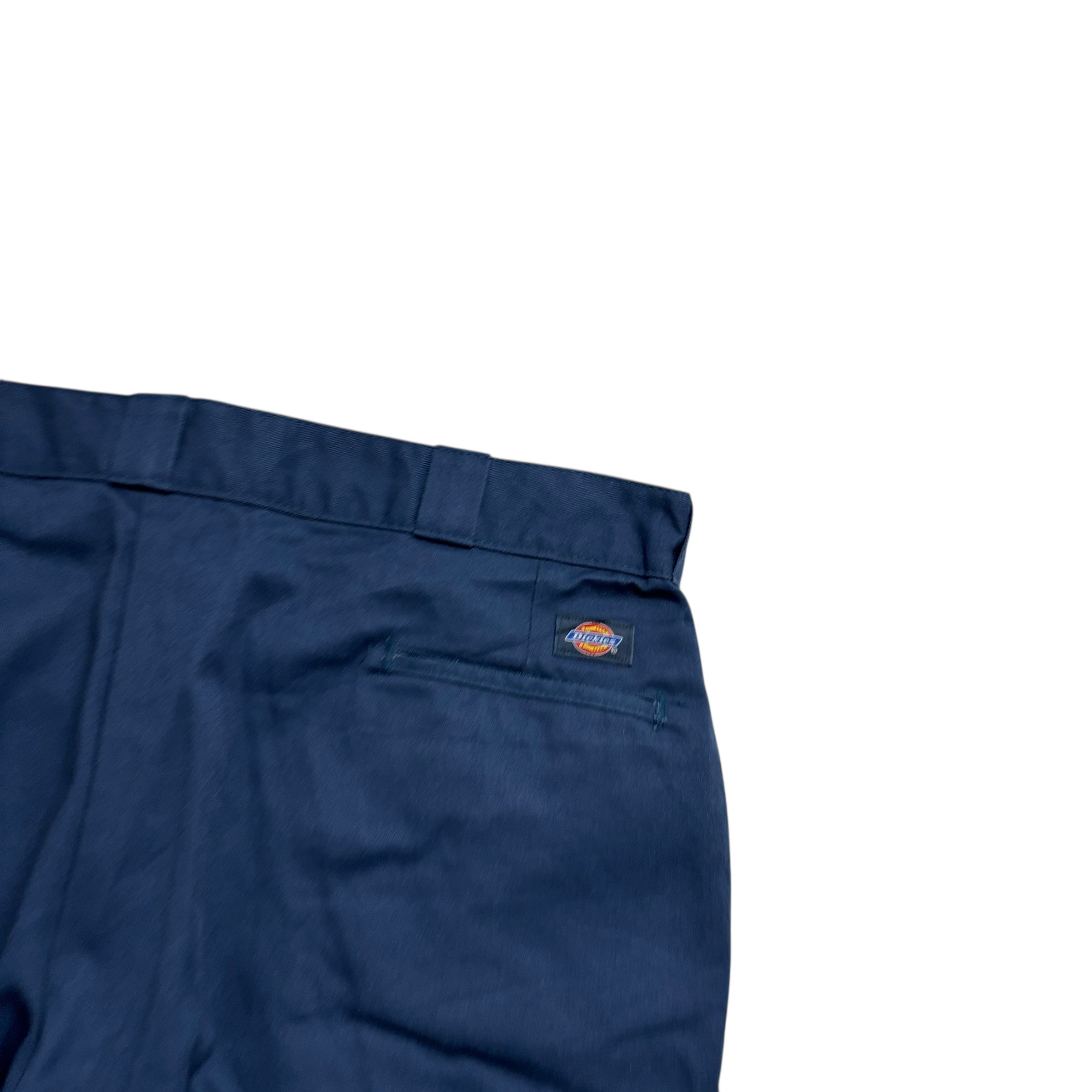 Dickies 874 Trousers W40 L30 Mens Blue Original Straight Fit Pants (E)