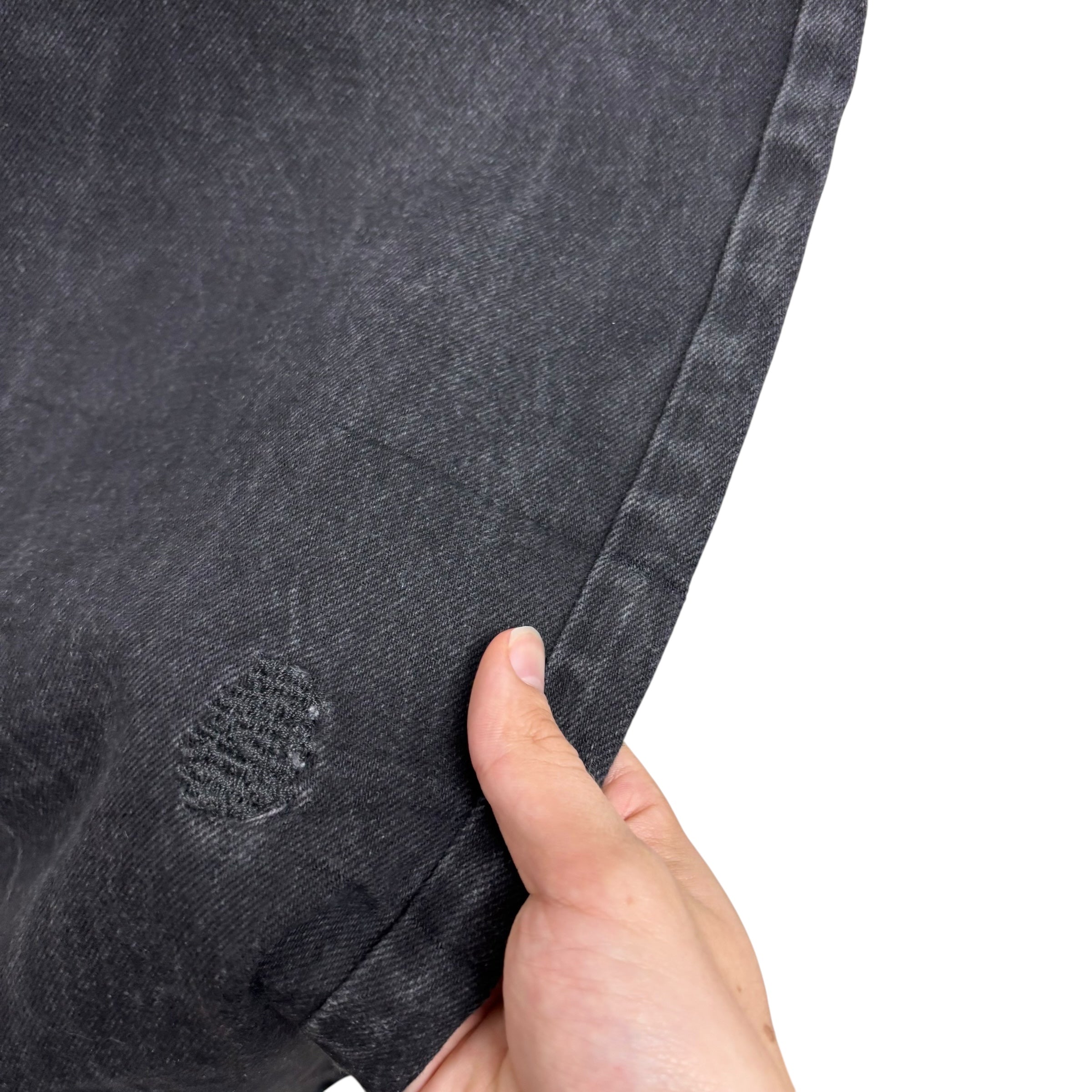 Wrangler Jeans W42 L30 Mens Black Baggy Relaxed Straight Fit Denim