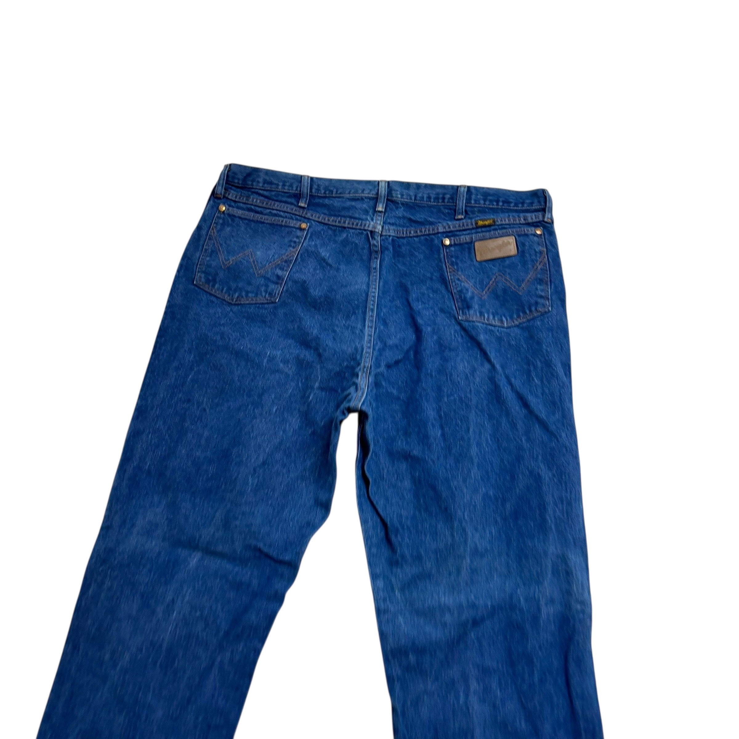 Wrangler Jeans Cowboy Cut W42 L36 Mens Mid Blue 31MWZ Relaxed USA Made Vintage