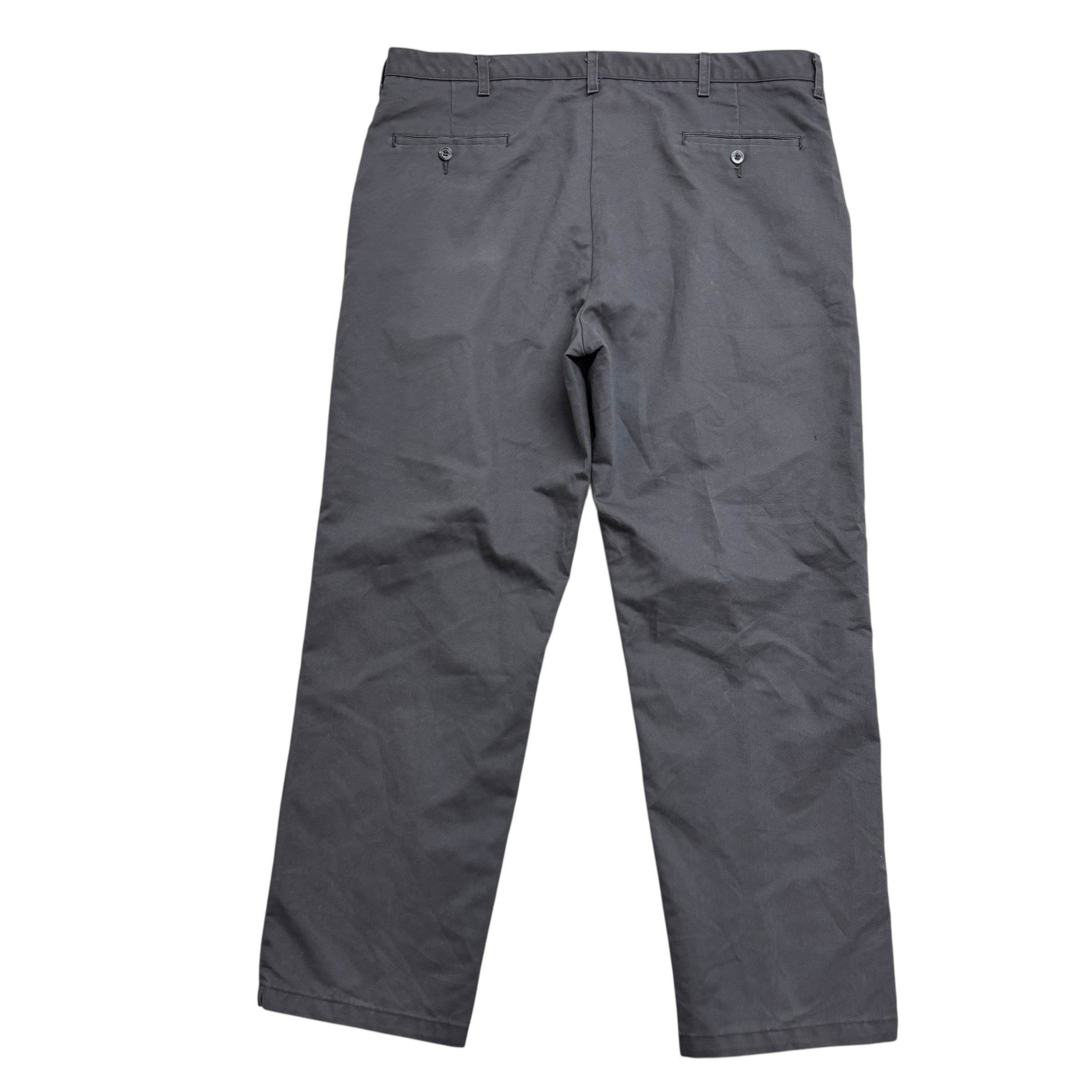 Lee Trousers W40 L31 Mens Grey Relaxed Fit Total Freedom Pants Vintage (E)