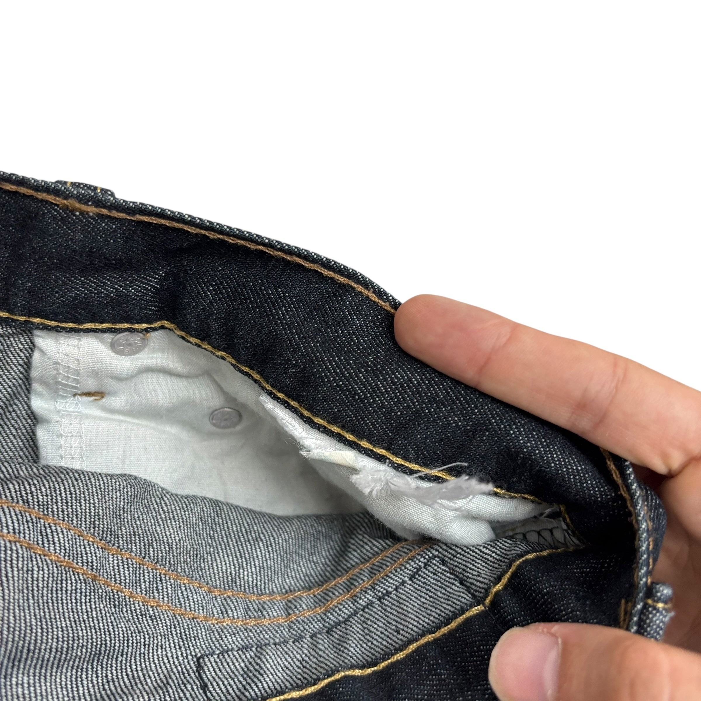 Levis 559 Jeans W36 L30 Mens Dark Blue Baggy Relaxed Straight Vintage Denim (E)