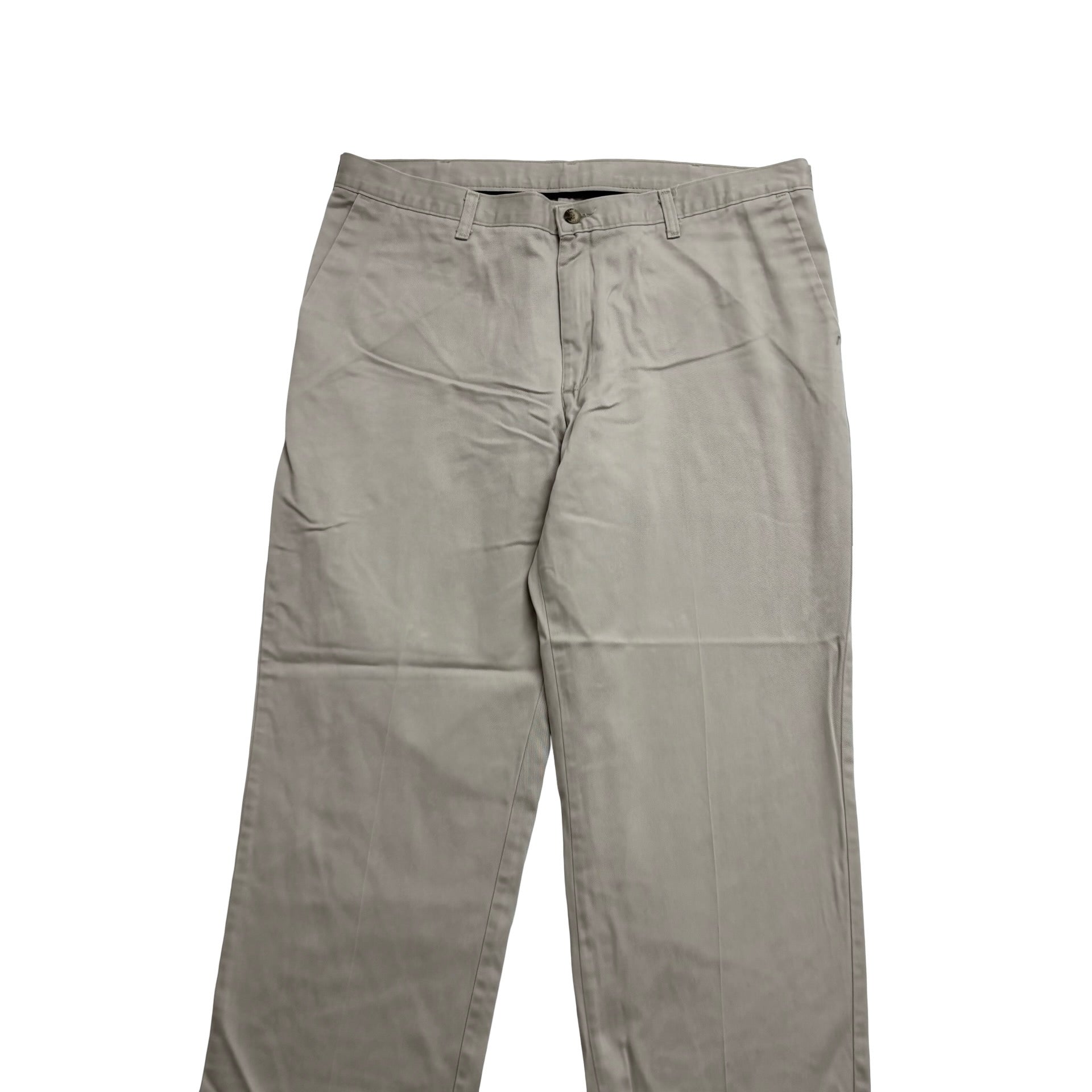 Lee Trousers W40 L30 Mens Beige Relaxed Straight Fit Vintage Pants (E)
