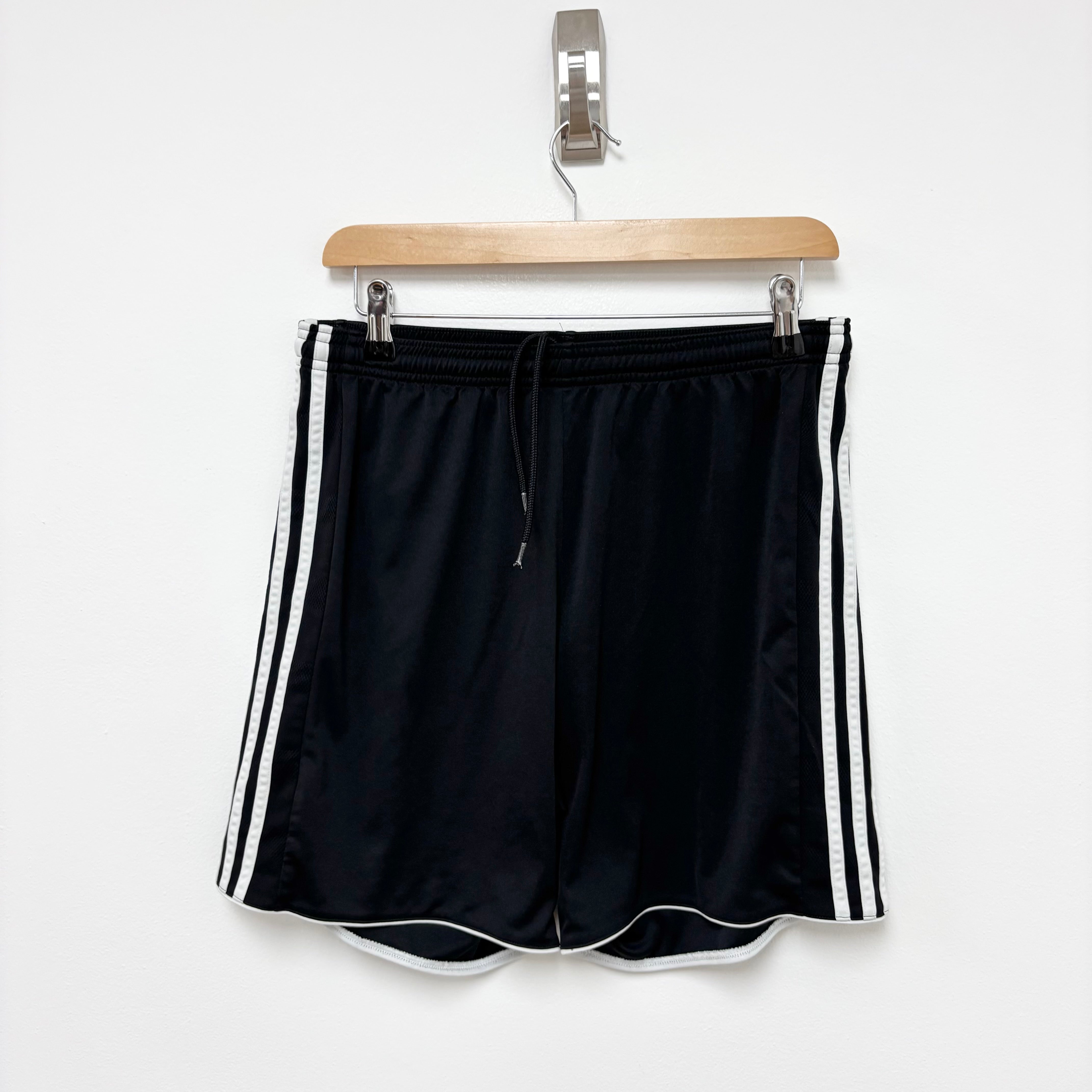 Adidas Shorts Mens Medium Black Sports Running Gym Athletic (E)
