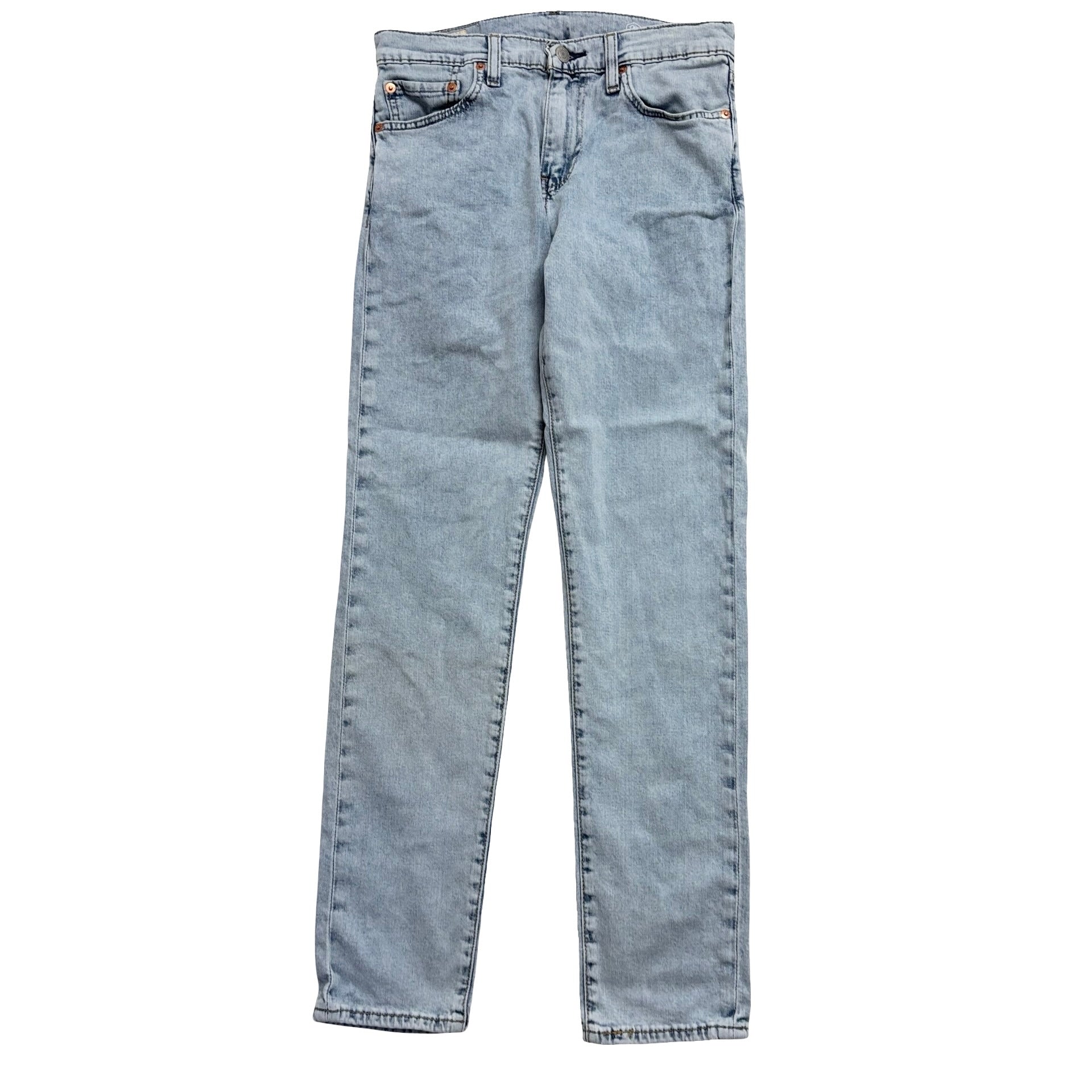 Levis 512 Jeans W28 L29 Mens Light Blue Slim Tapered Fit Stretch Denim (E)
