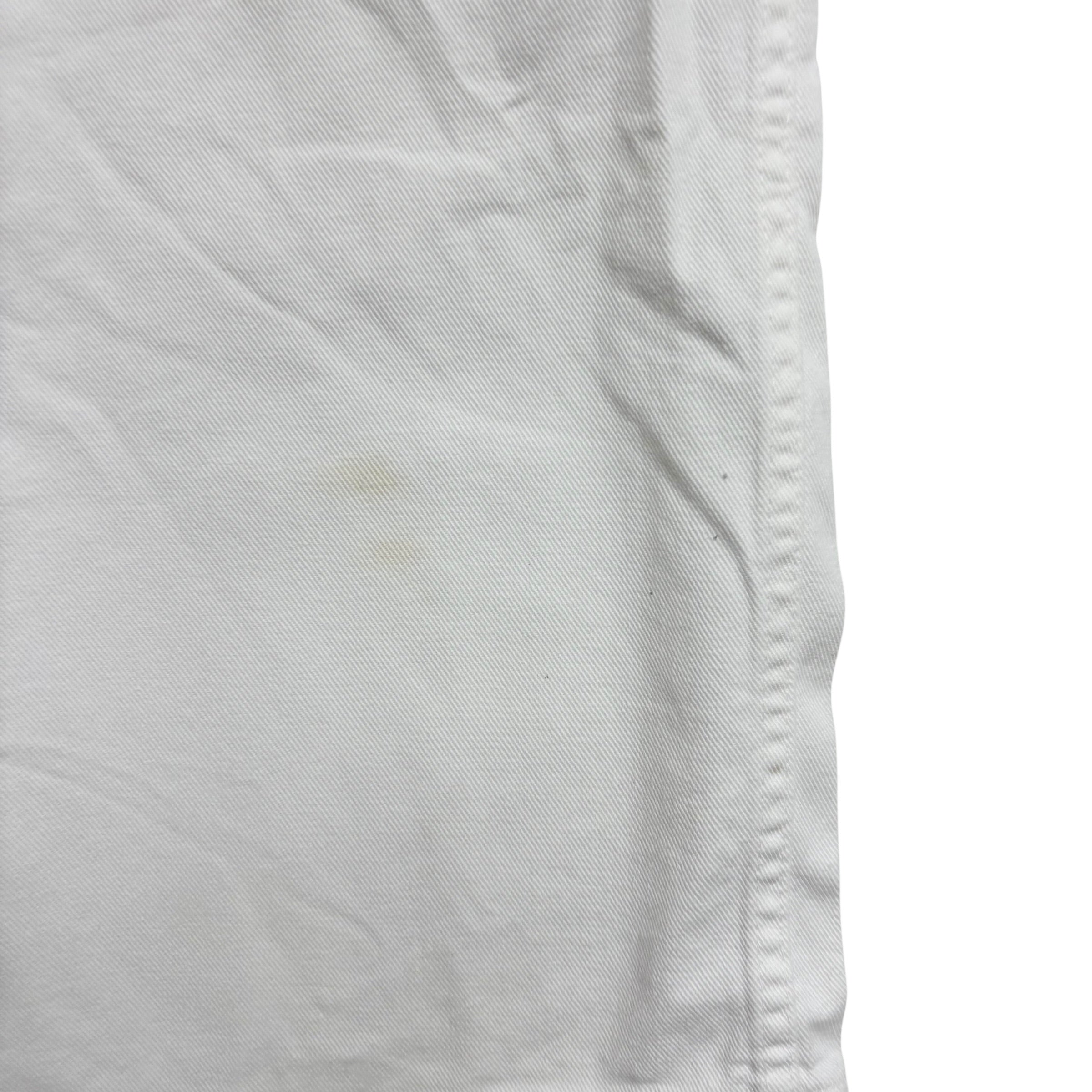 Wrangler Jorts W36 Mens Denim Shorts White Regular Fit Vintage USA Made (F)