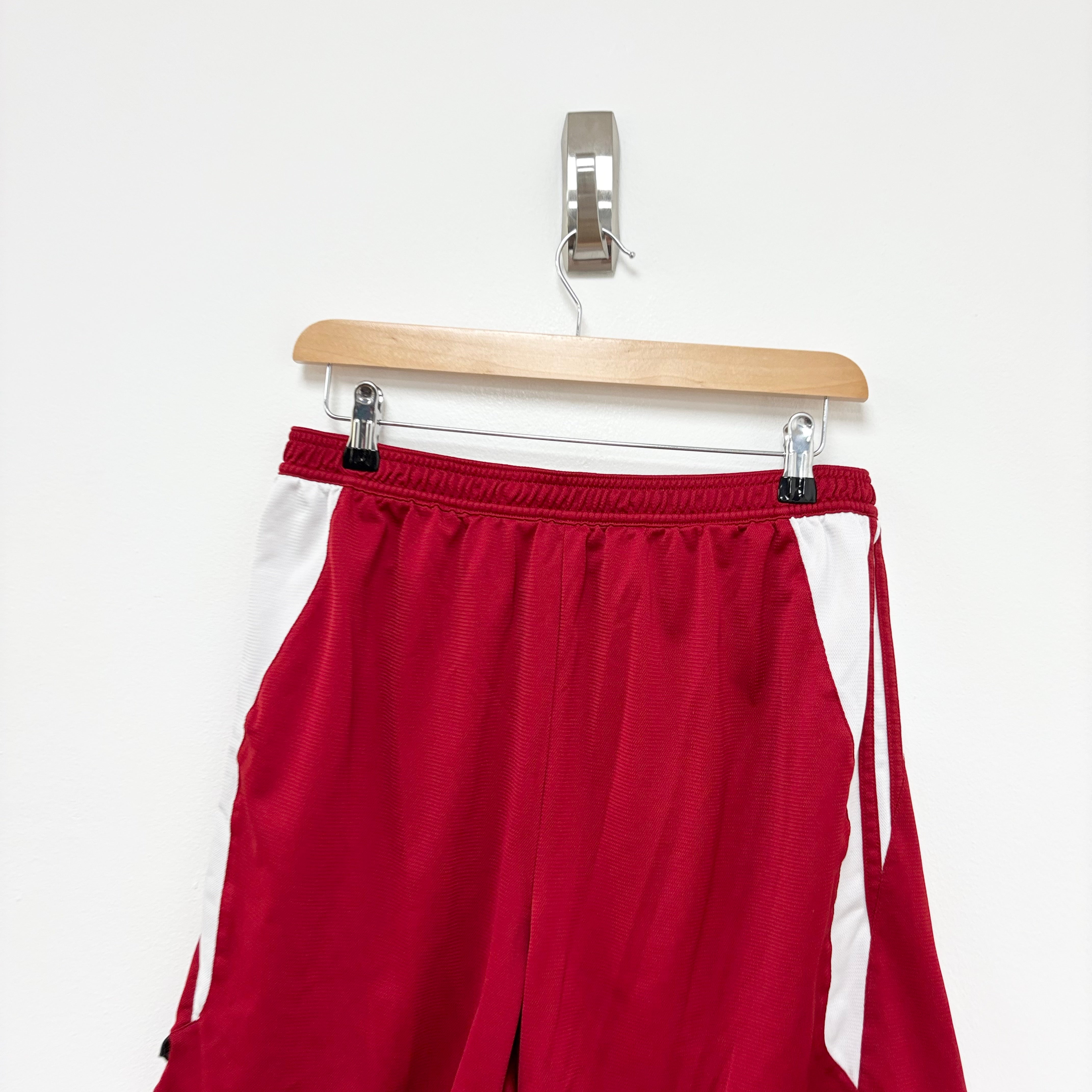 Adidas Shorts Mens XL Red Sports Running Gym Athletic Vintage