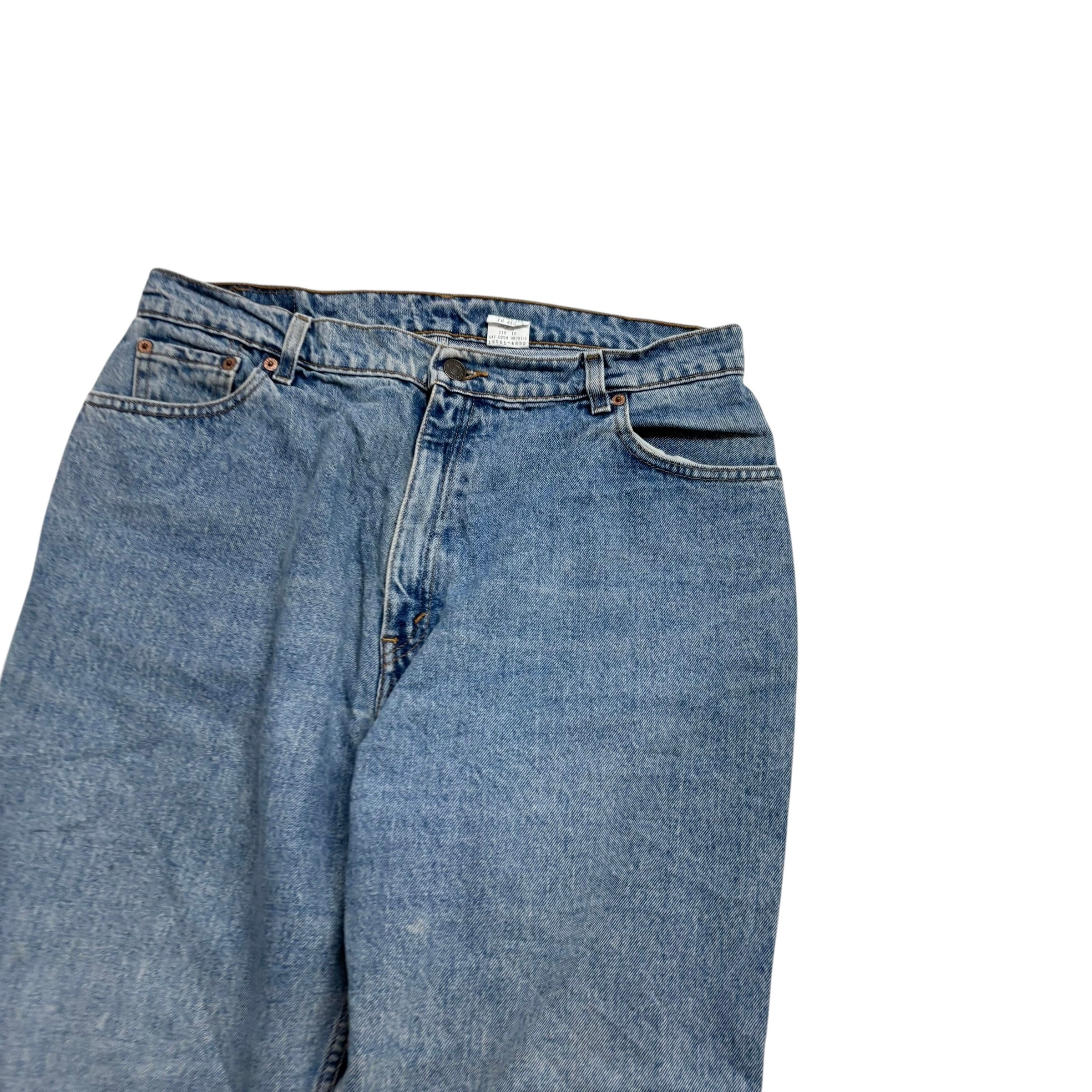 Levis 550 Jeans W33 L29 Womens Light Blue Relaxed Tapered Fit Vintage