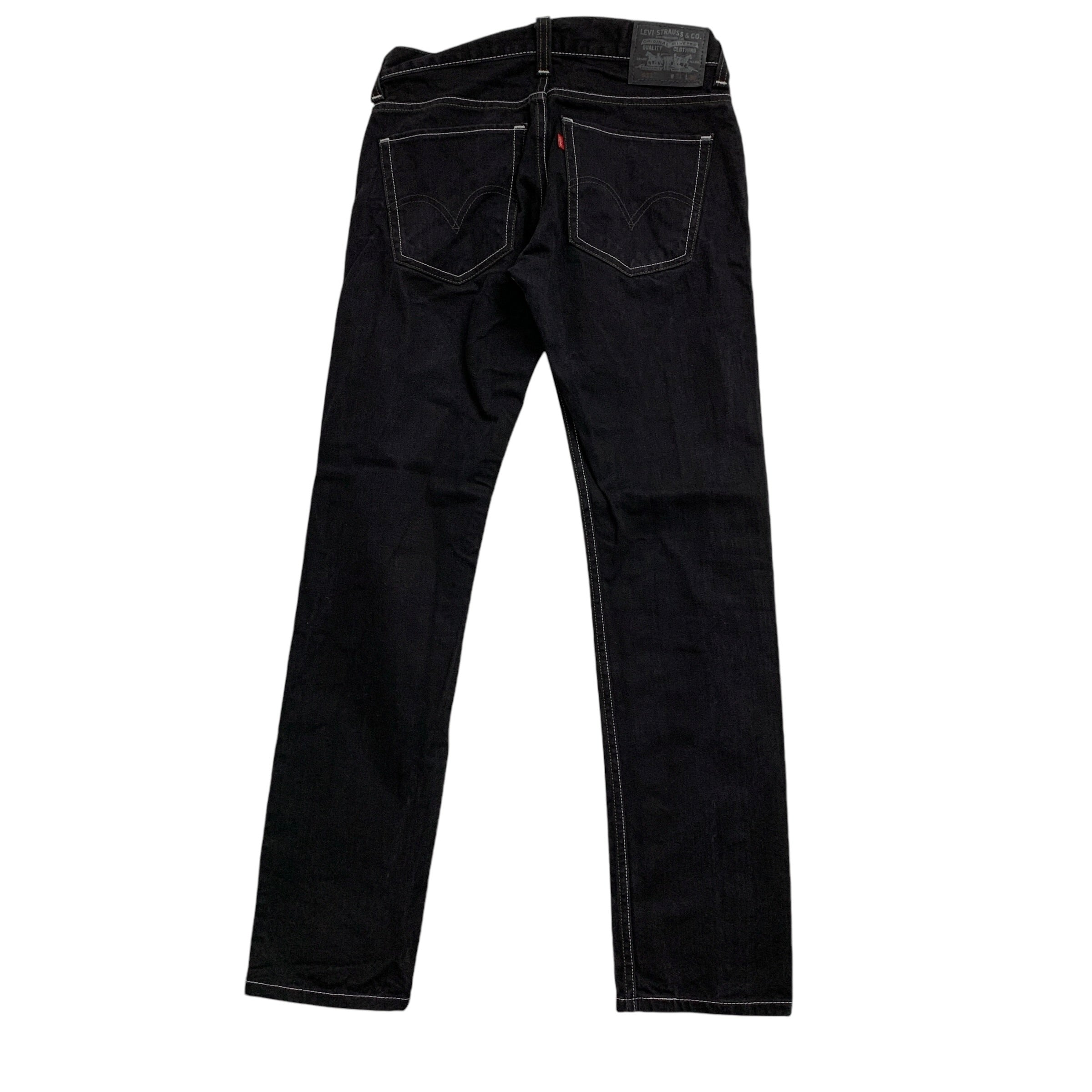 Levis 511 Jeans W30 L30 Mens Black Slim Fit Vintage Denim