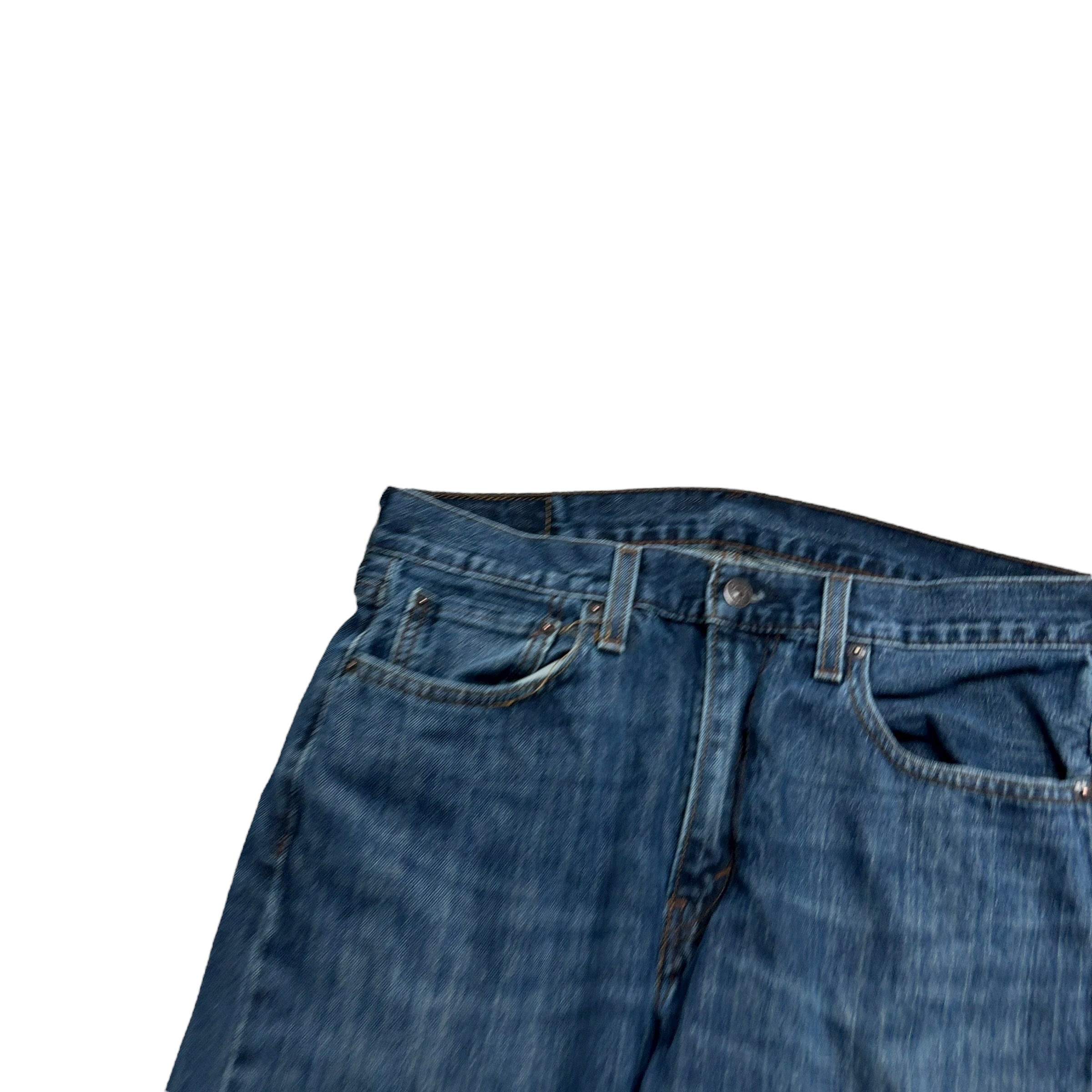 Levis 527 Jeans W33 L32 Mens Dark Blue Slim Bootcut Fit Denim