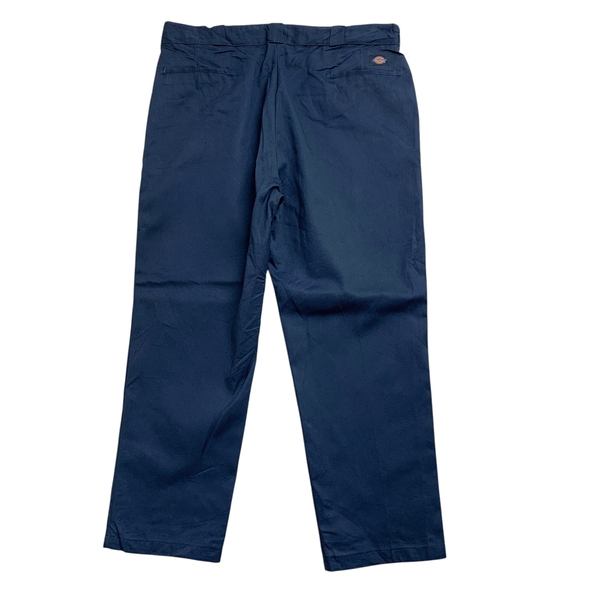 Dickies 874 Trousers W40 L30 Mens Blue Pants Original Straight Fit Workwear