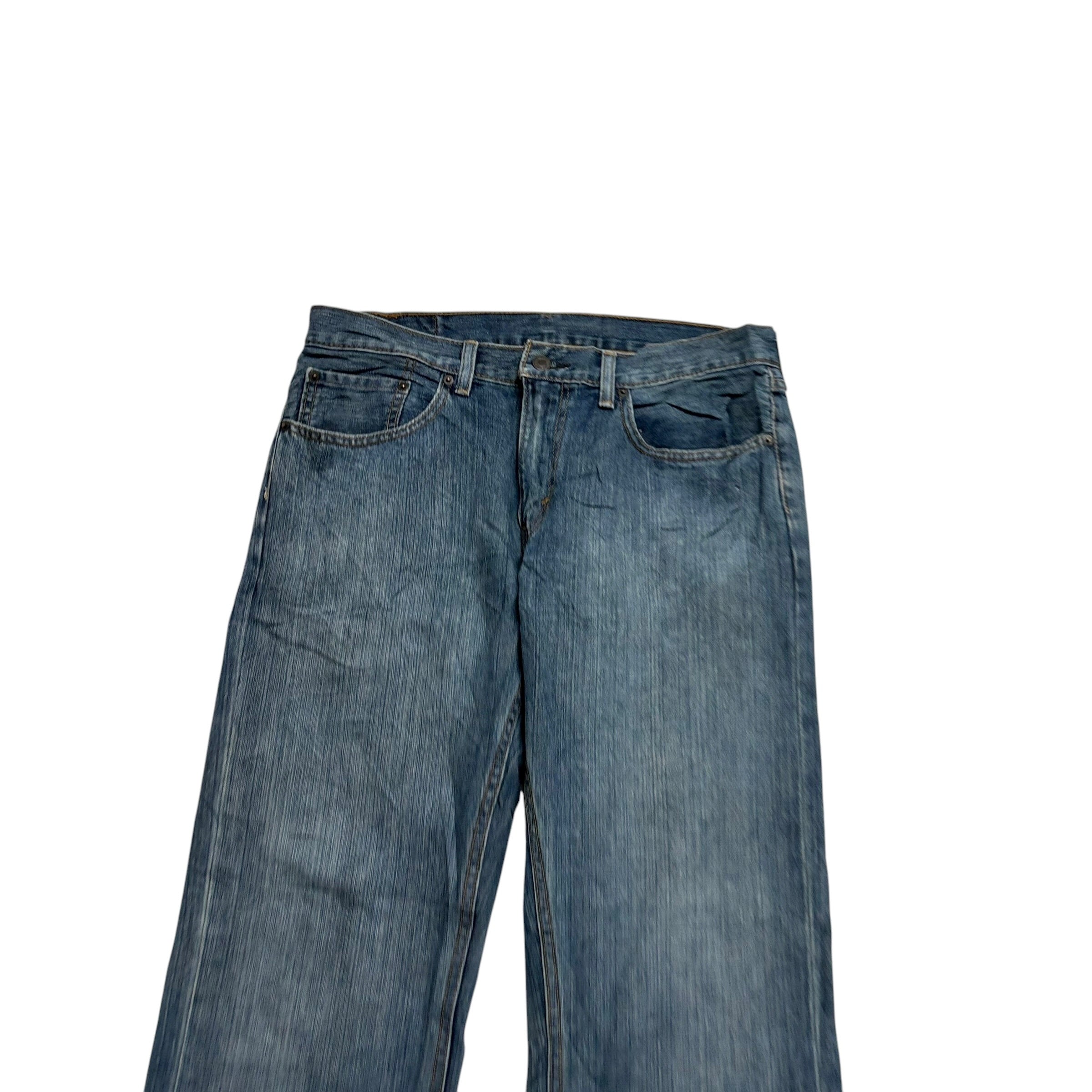 Levis 559 Jeans W32 L32 Mens Dark Blue Baggy Relaxed Straight Fit Denim