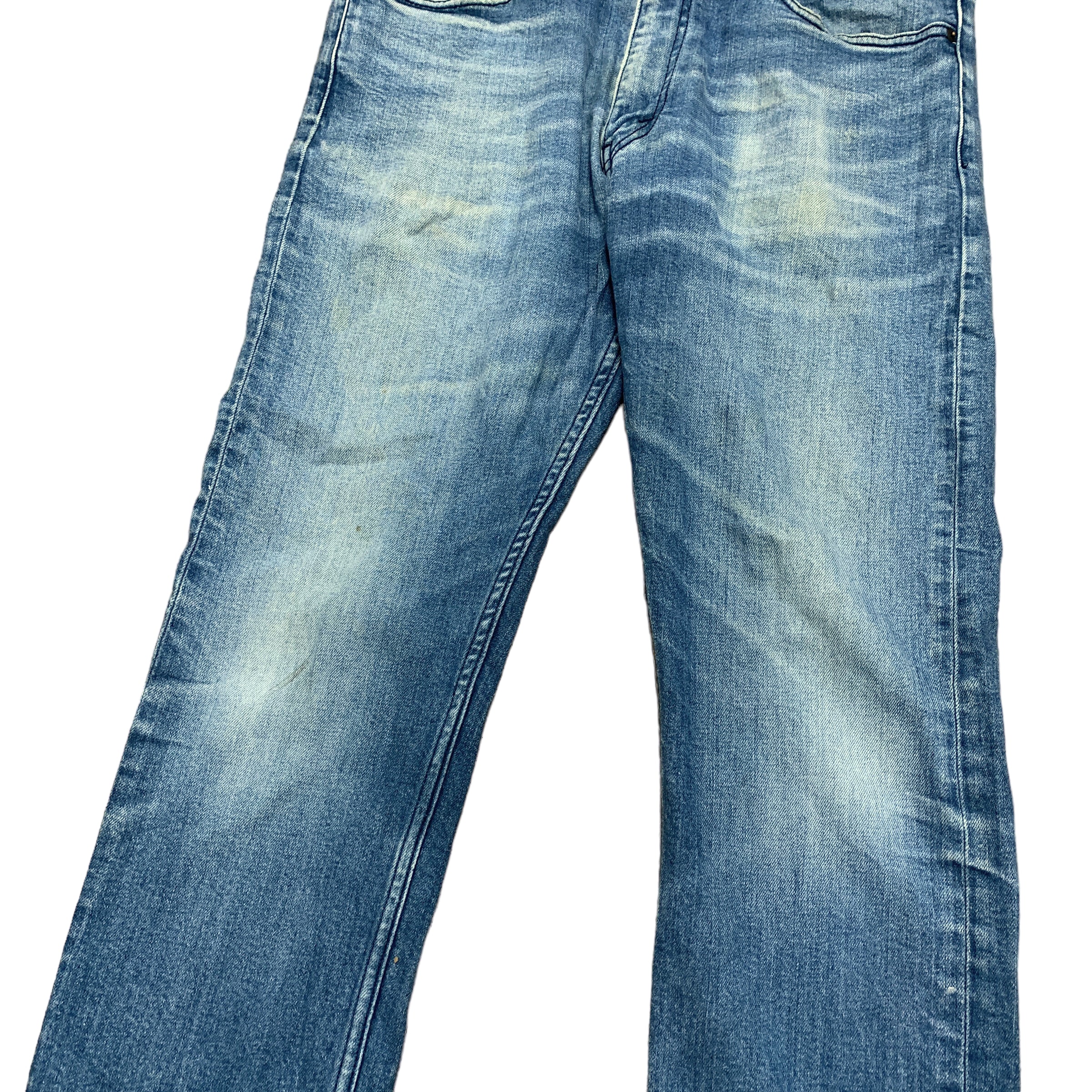 Levis 513 Jeans W36 L32 Mens Blue Slim Straight Fit Stretch Denim