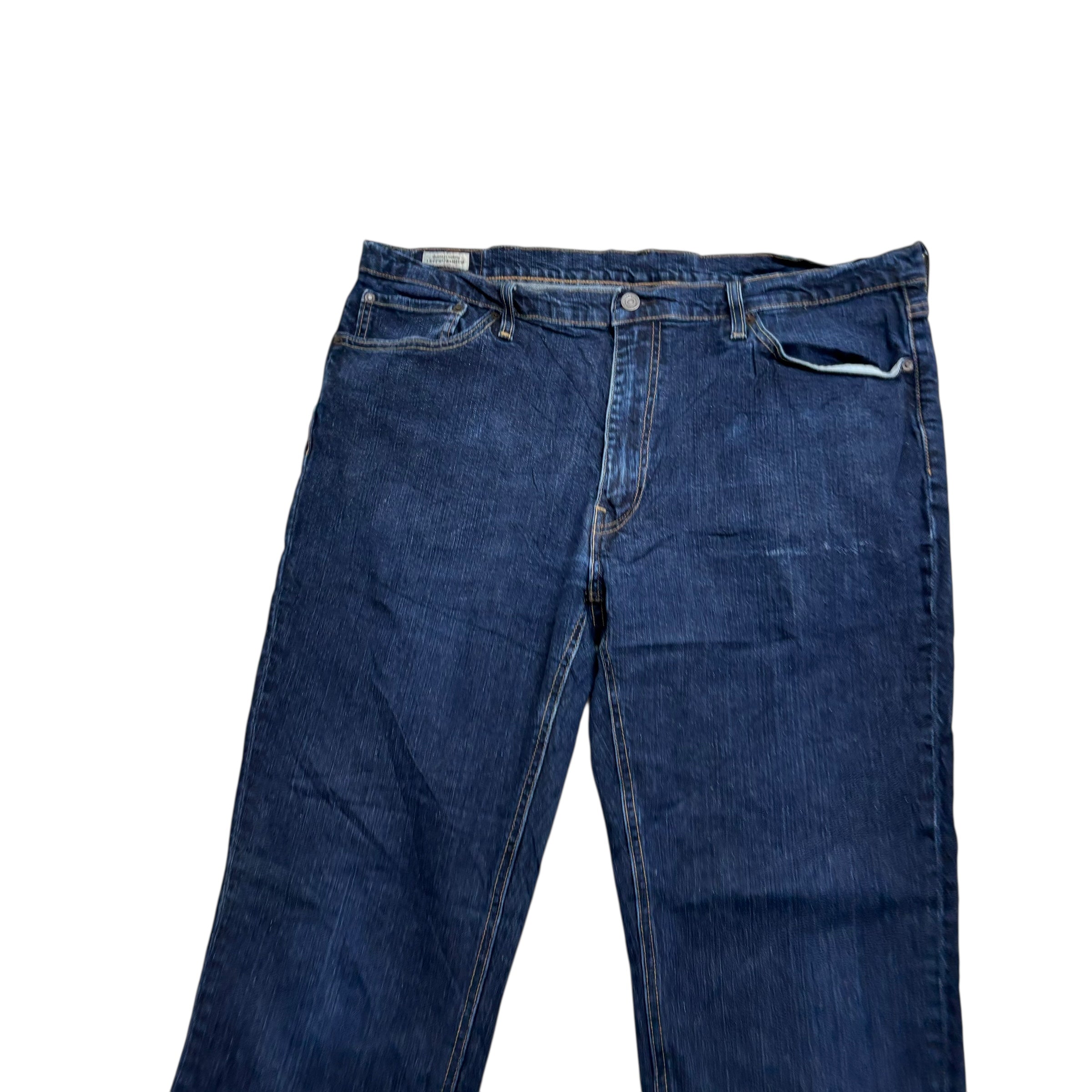 Levis 541 Jeans W40 L31 Mens Dark Blue Athletic Taper Fit Stretch Premium Denim