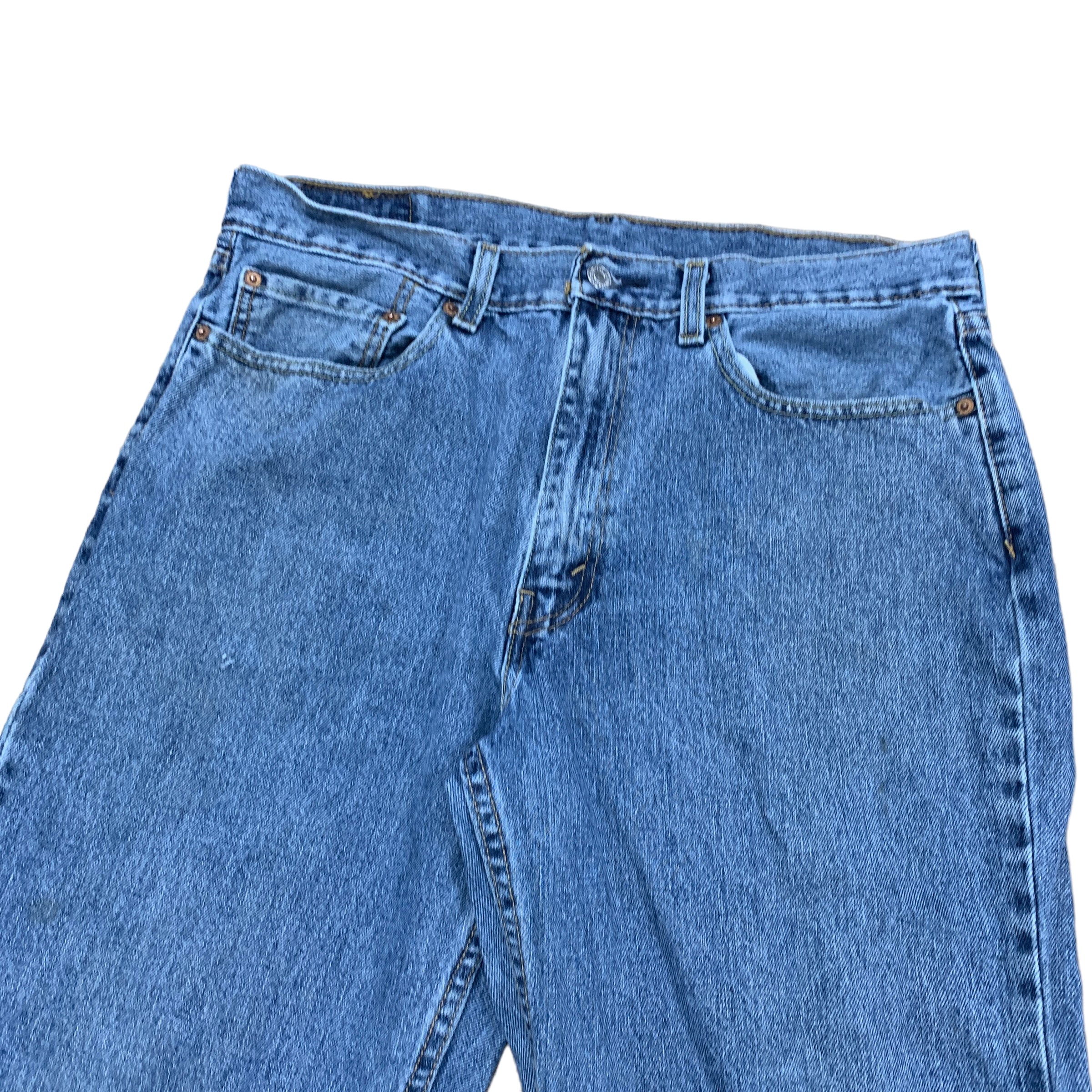 Levis 550 Jeans W35 L30 Mens Blue Vintage Relaxed Straight Fit Denim Y2K