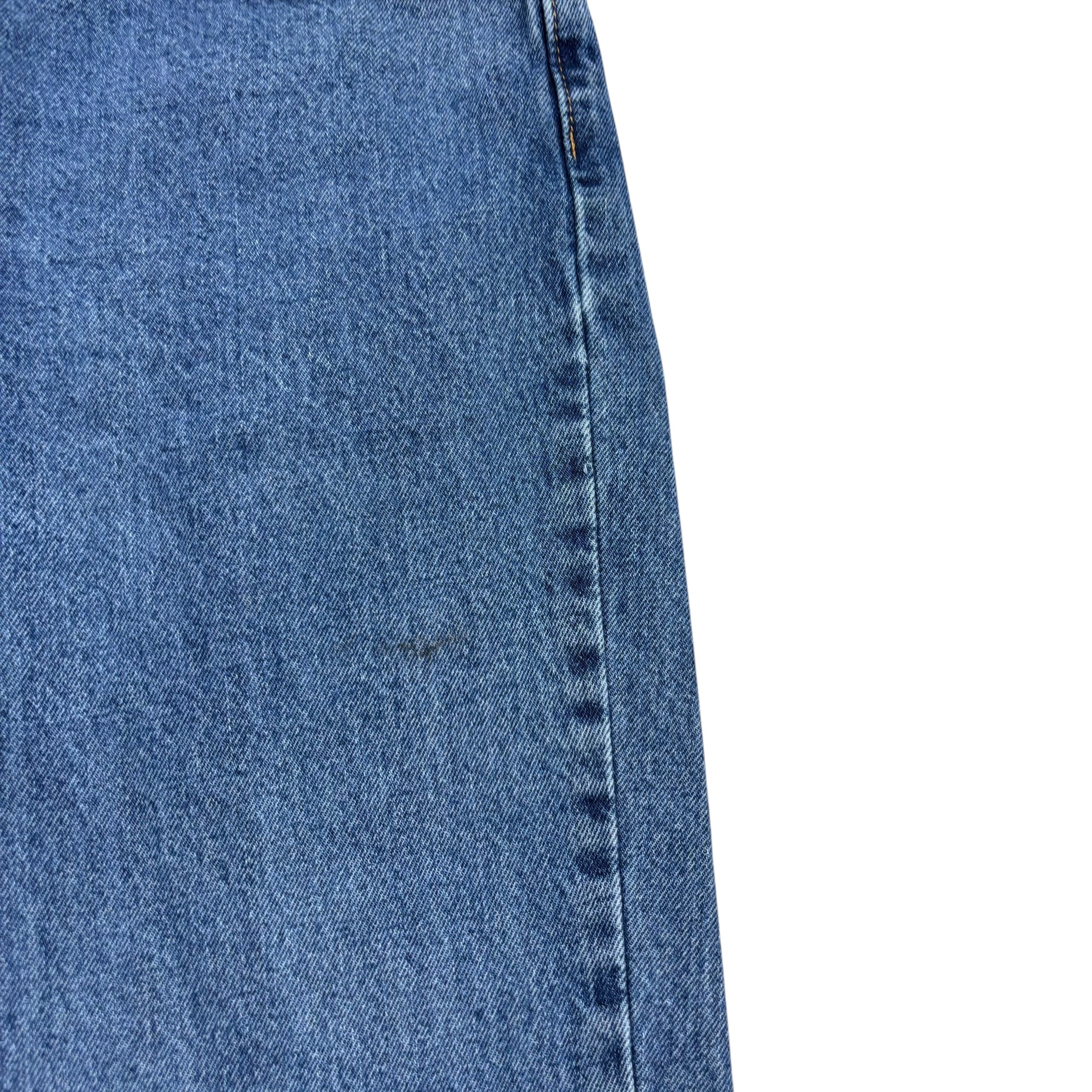 Levis 550 Jeans W34 L32 Mens Mid Blue Baggy Relaxed Straight Fit Denim