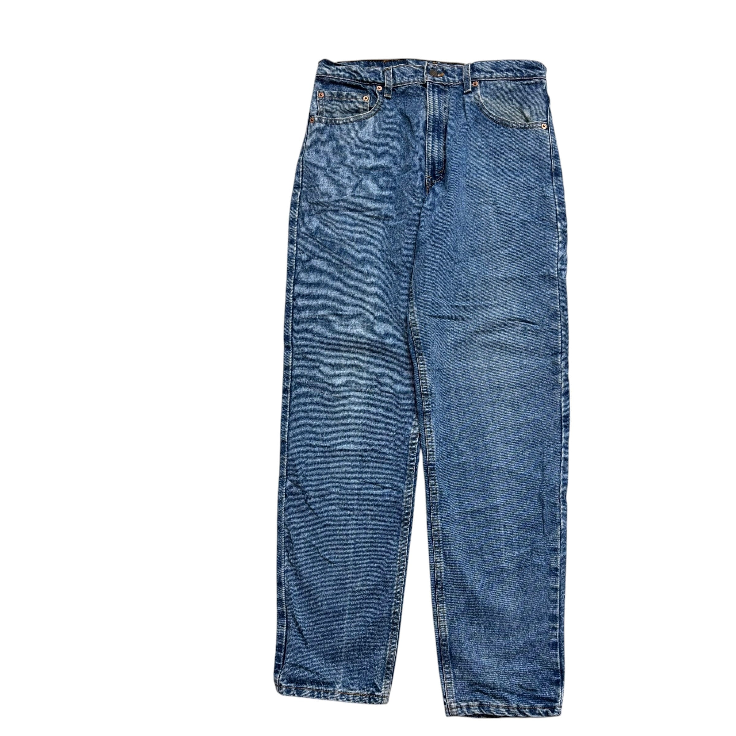 Levis 550 Jeans W32 L32 Mens Mid Blue Relaxed Tapered Fit USA Made Vintage (E)