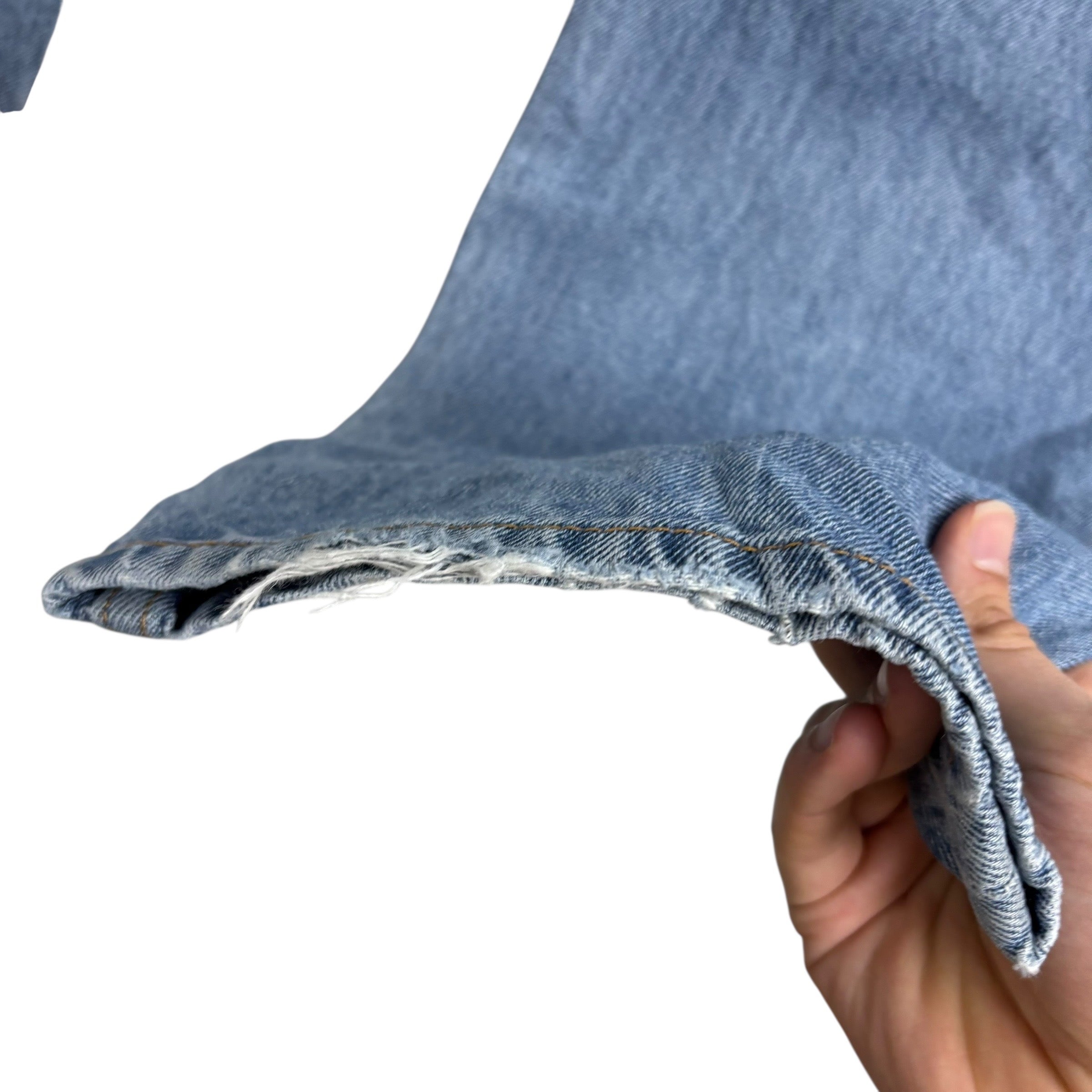 Levis 505 Jeans W36 L32 Mens Light Blue Regular Straight Fit Denim