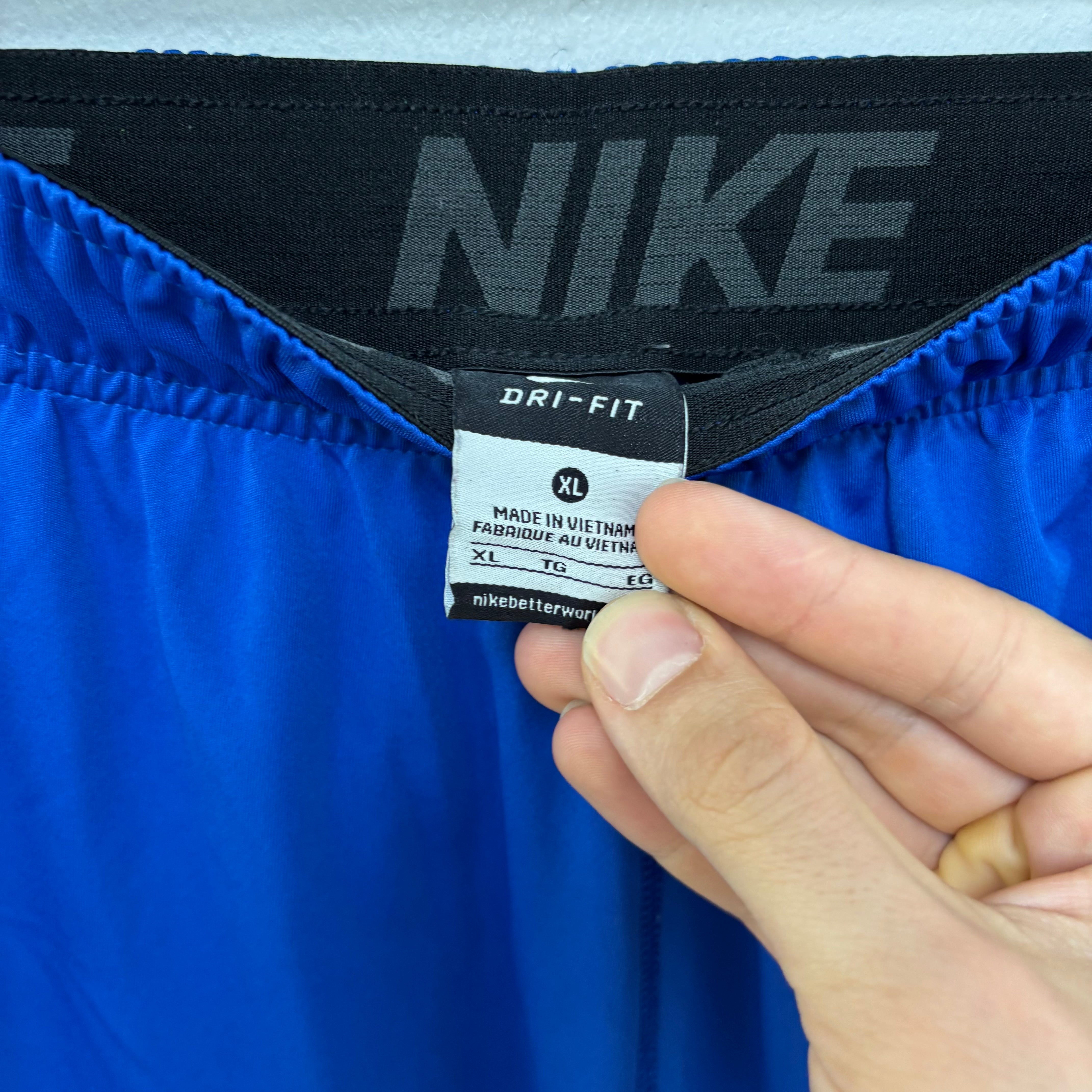 Nike Shorts Mens XL Blue Dri Fit Running Sports Gym Athletic