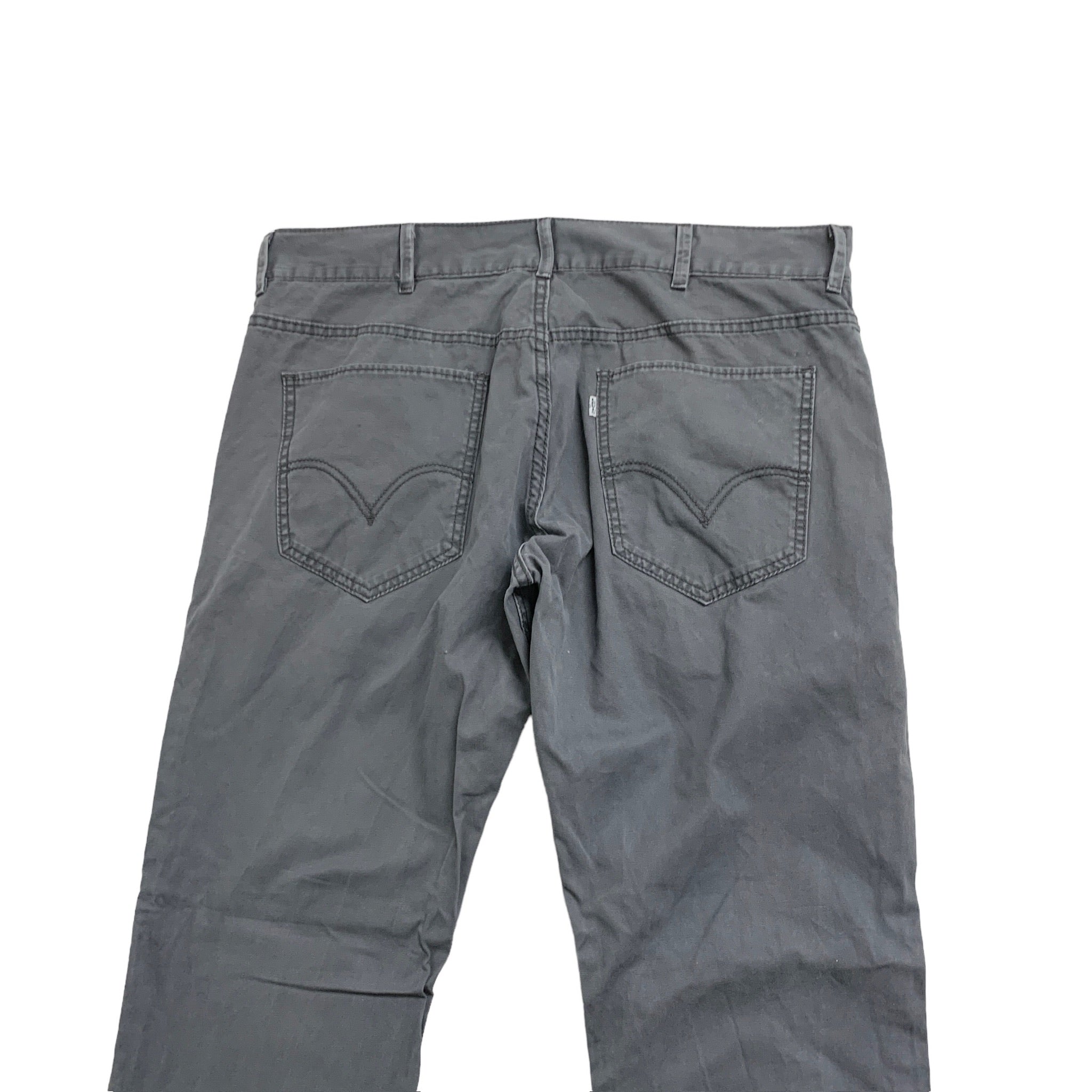 Levis 511 Chino Trousers W38 L32 Mens Grey Slim Fit Cotton Pants