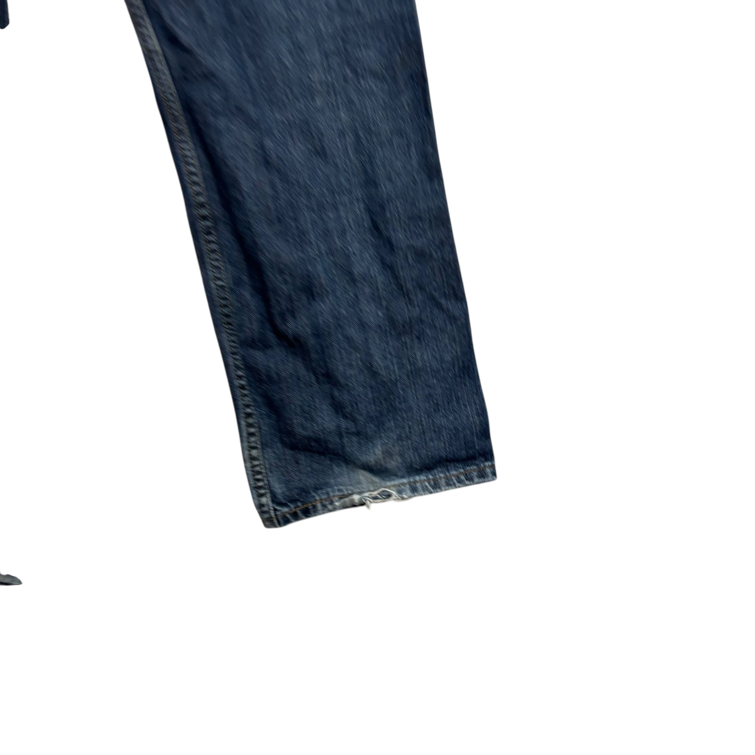 Levis 514 Jeans W32 L30 Mens Dark Blue Regular Straight Fit Denim (F)