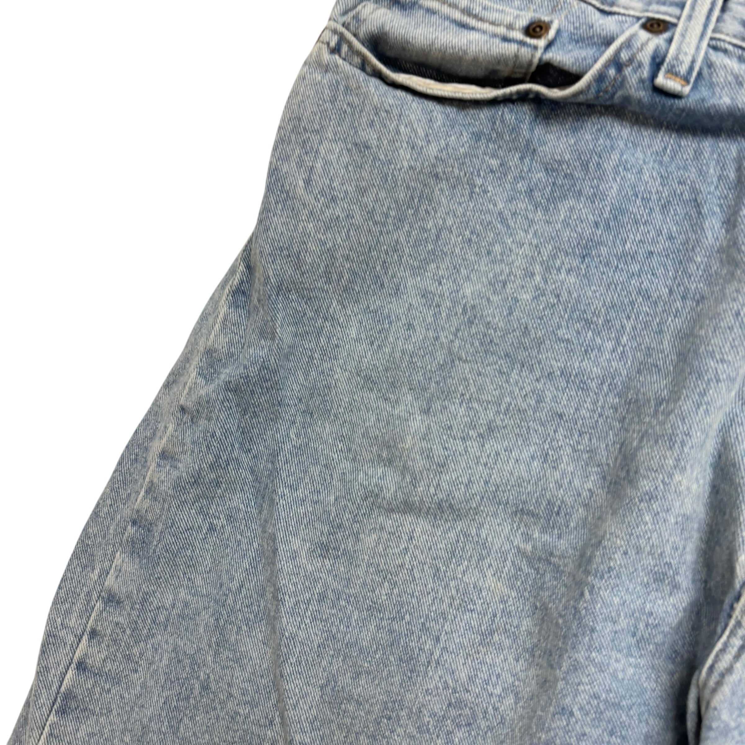 Wrangler Baggy Jorts W38 Mens Denim Shorts Light Blue Relaxed Fit