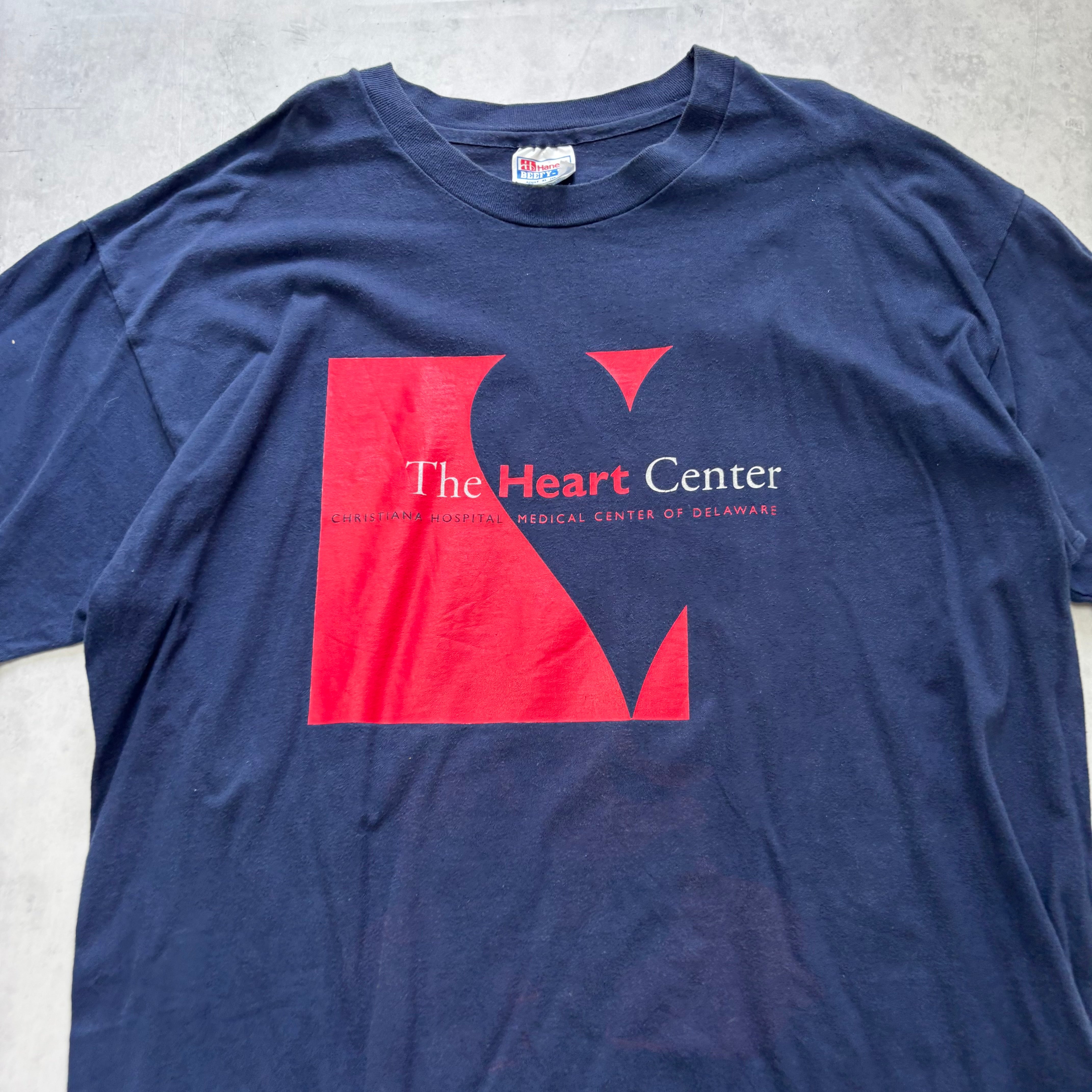 Vintage T Shirt Mens XL Navy Blue Single Stitch Graphic Print 90s USA (E)
