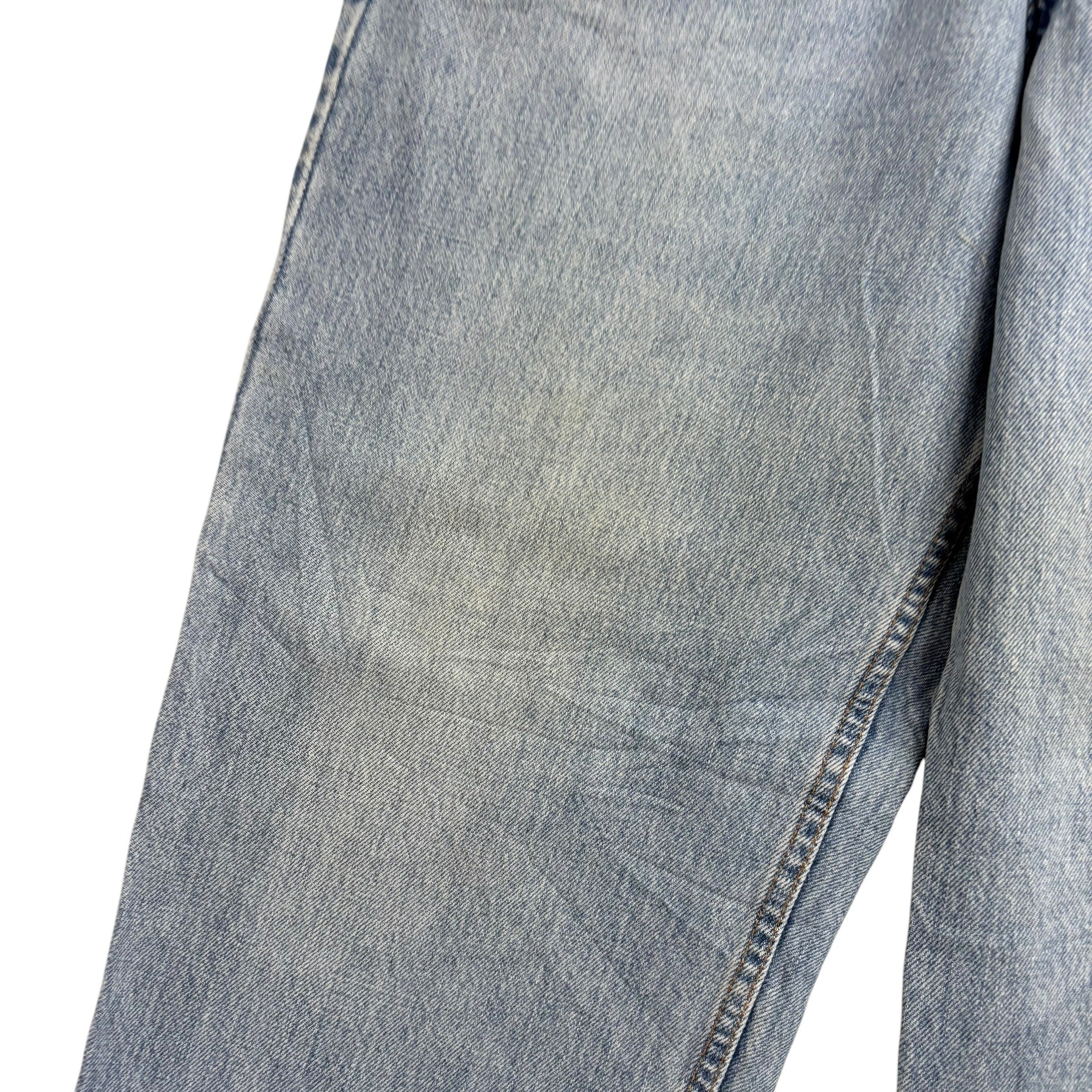 Levis 550 Jeans W38 L30 Mens Light Blue Relaxed Straight Made In USA Vintage