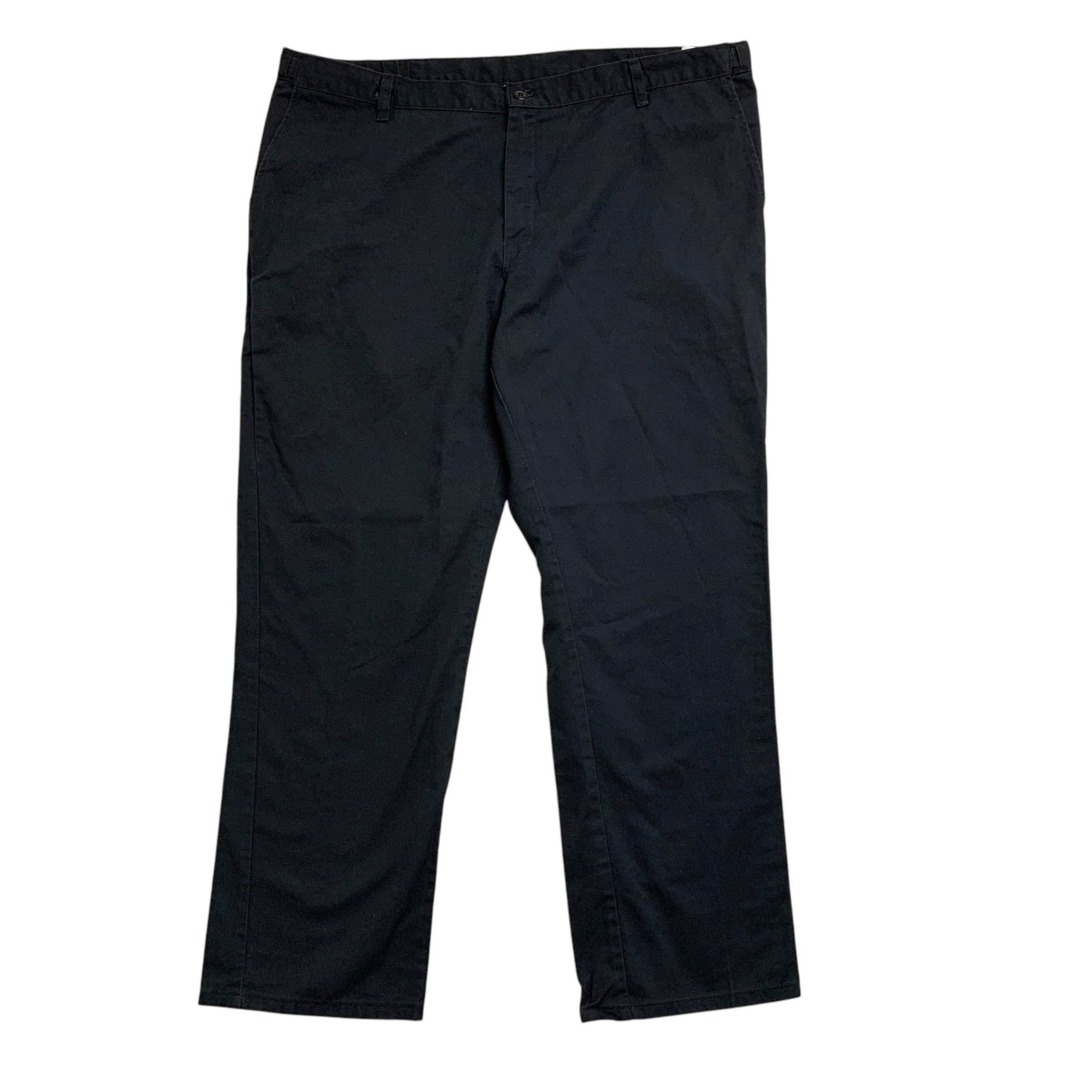 Dickies Trousers W44 L32 Mens Black Pants Relaxed Straight Fit Workwear