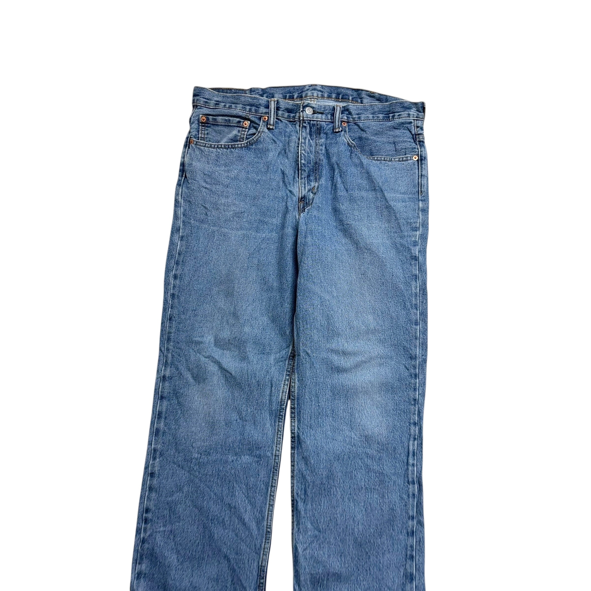 Levis 516 Jeans W38 L32 Mens Light Blue Regular Straight Fit Denim