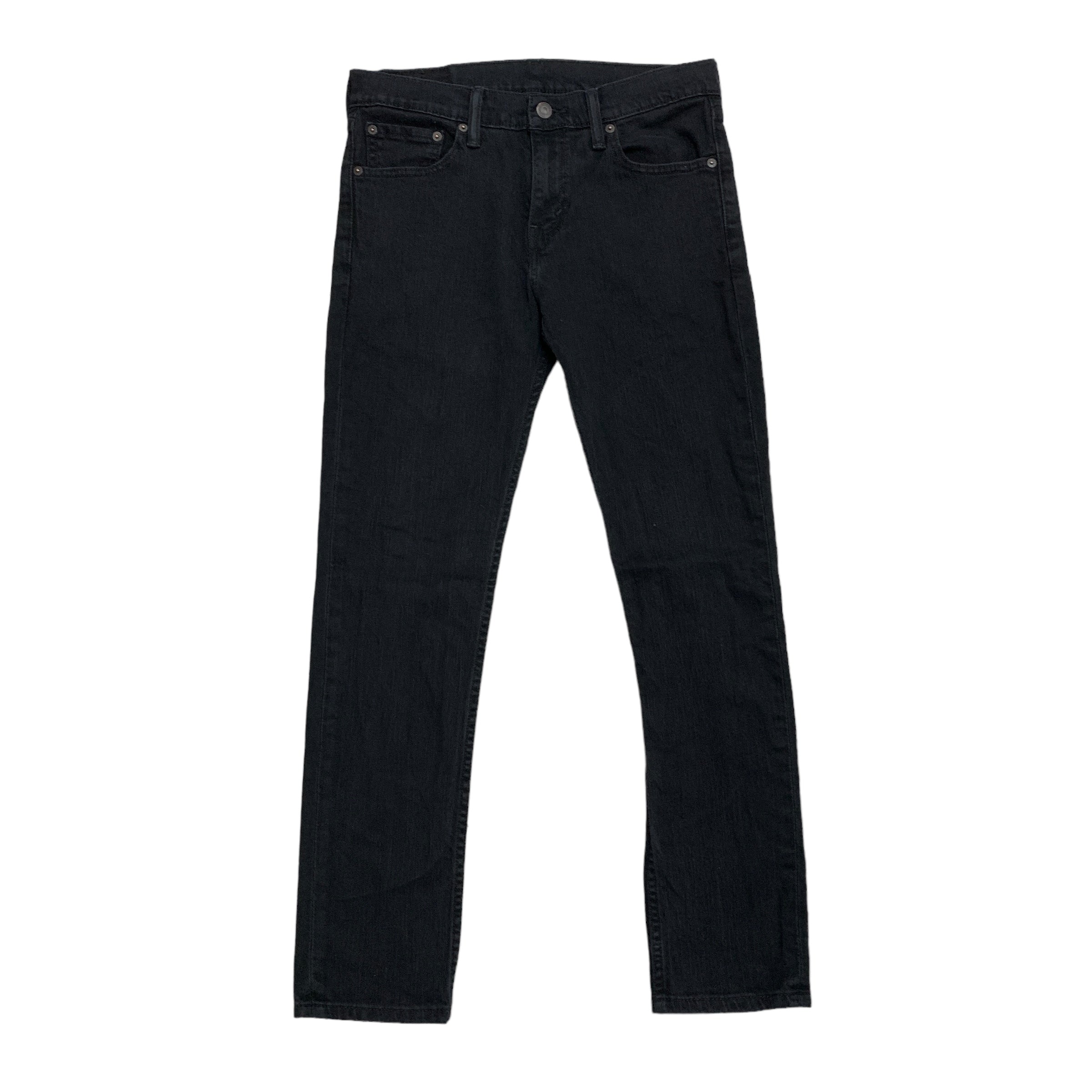 Levis 511 Jeans W30 L30 Mens Black Slim Fit Stretch Denim