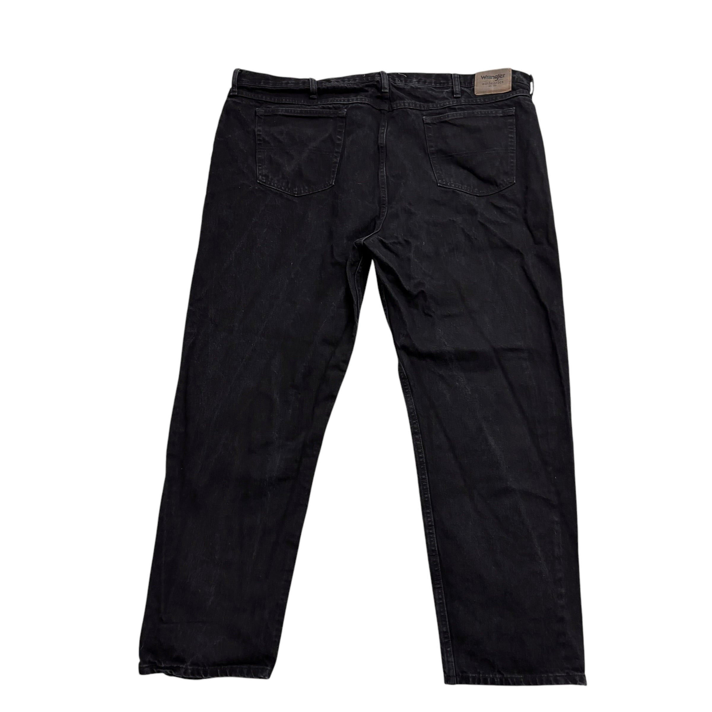 Wrangler Jeans W50 L32 Mens Black Relaxed Straight Fit Baggy Denim (E)