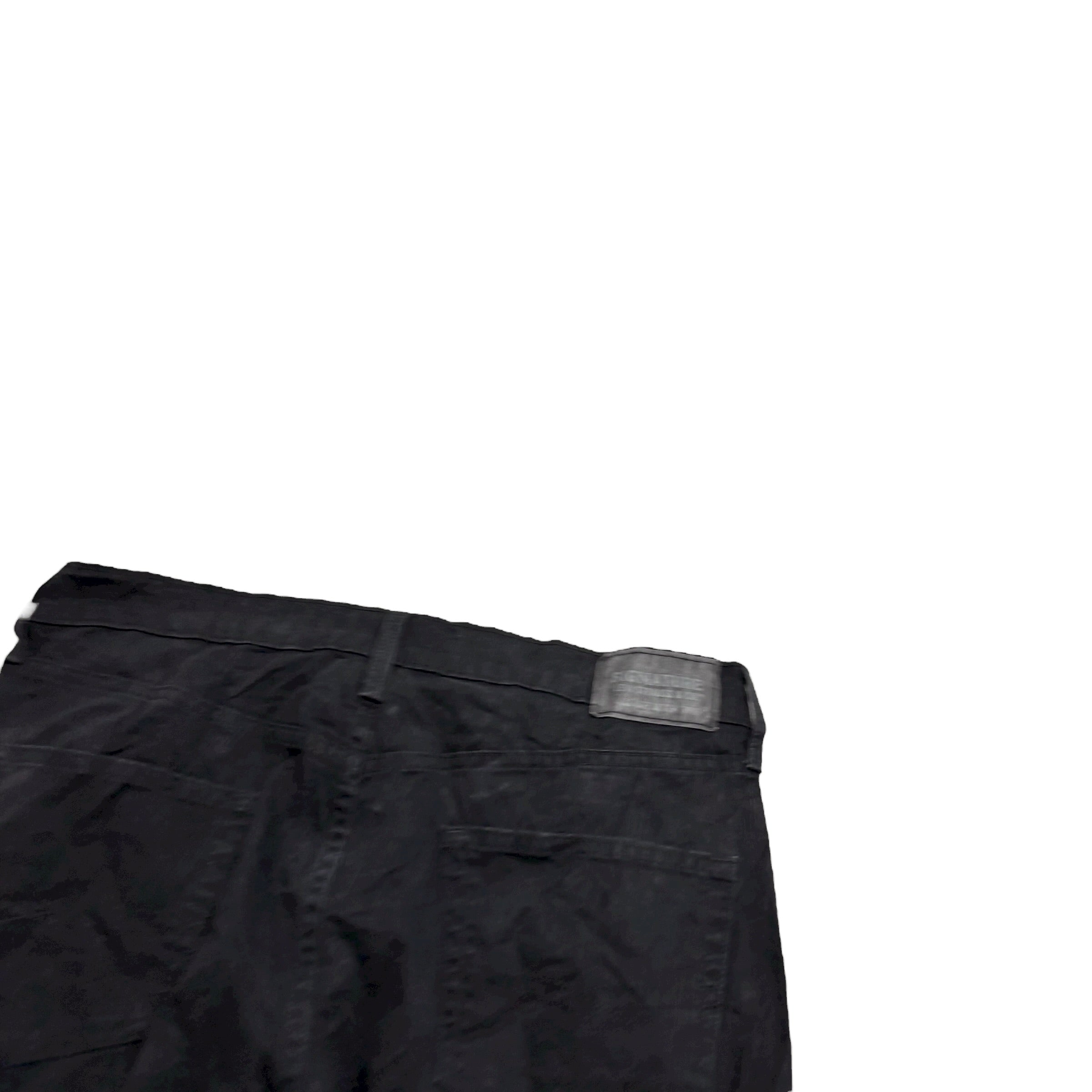 Levis Signature Trousers W34 L30 Mens Black Athletic Straight Stretch Pants (E)