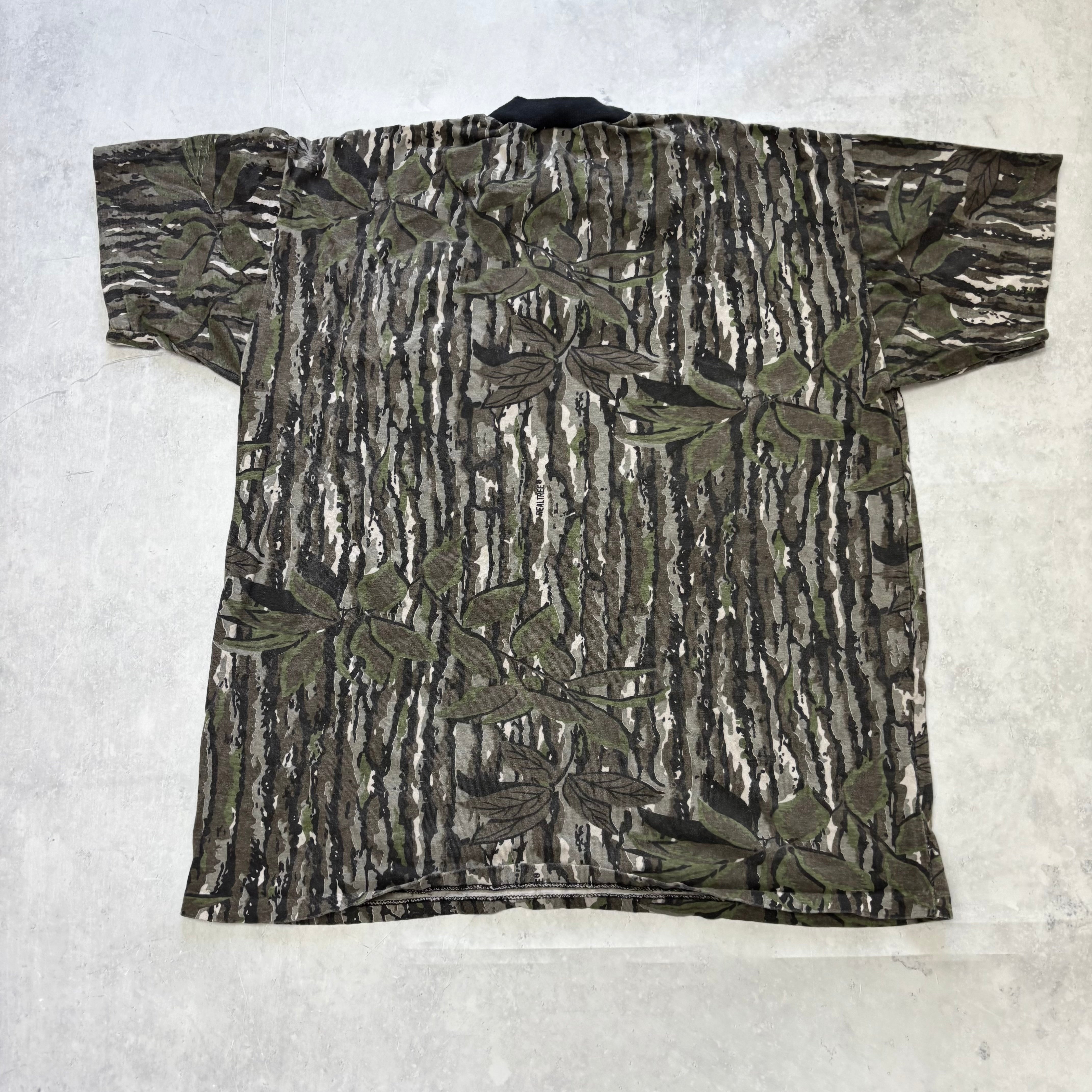 Vintage RealTree T Shirt Mens Small Camo 90s Hunting Boxy Fit (E)