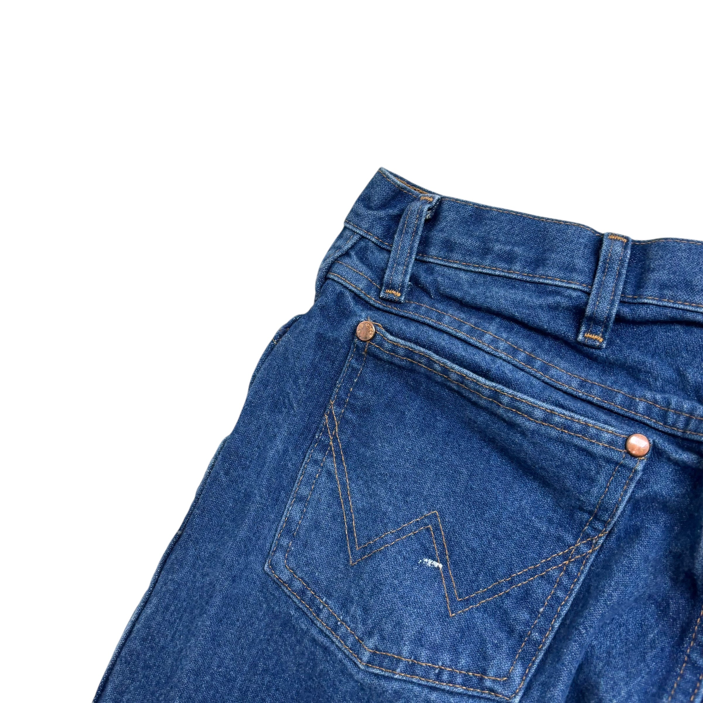 Wrangler Jeans Cowboy Cut W30 L32 Mens Mid Blue 13MWZ Original Fit Denim (F)