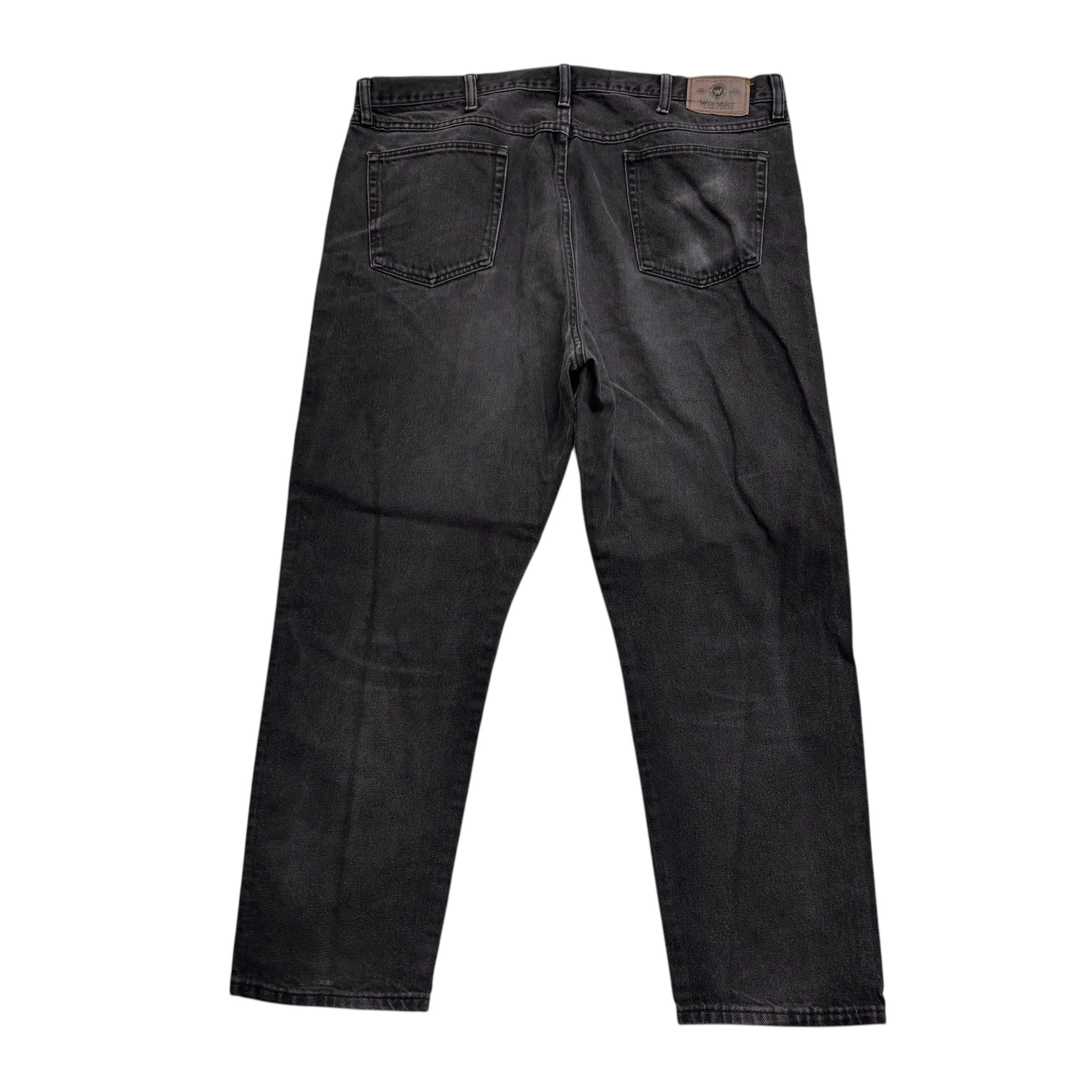 Wrangler Jeans W40 L30 Mens Black Regular Straight Fit Vintage Denim