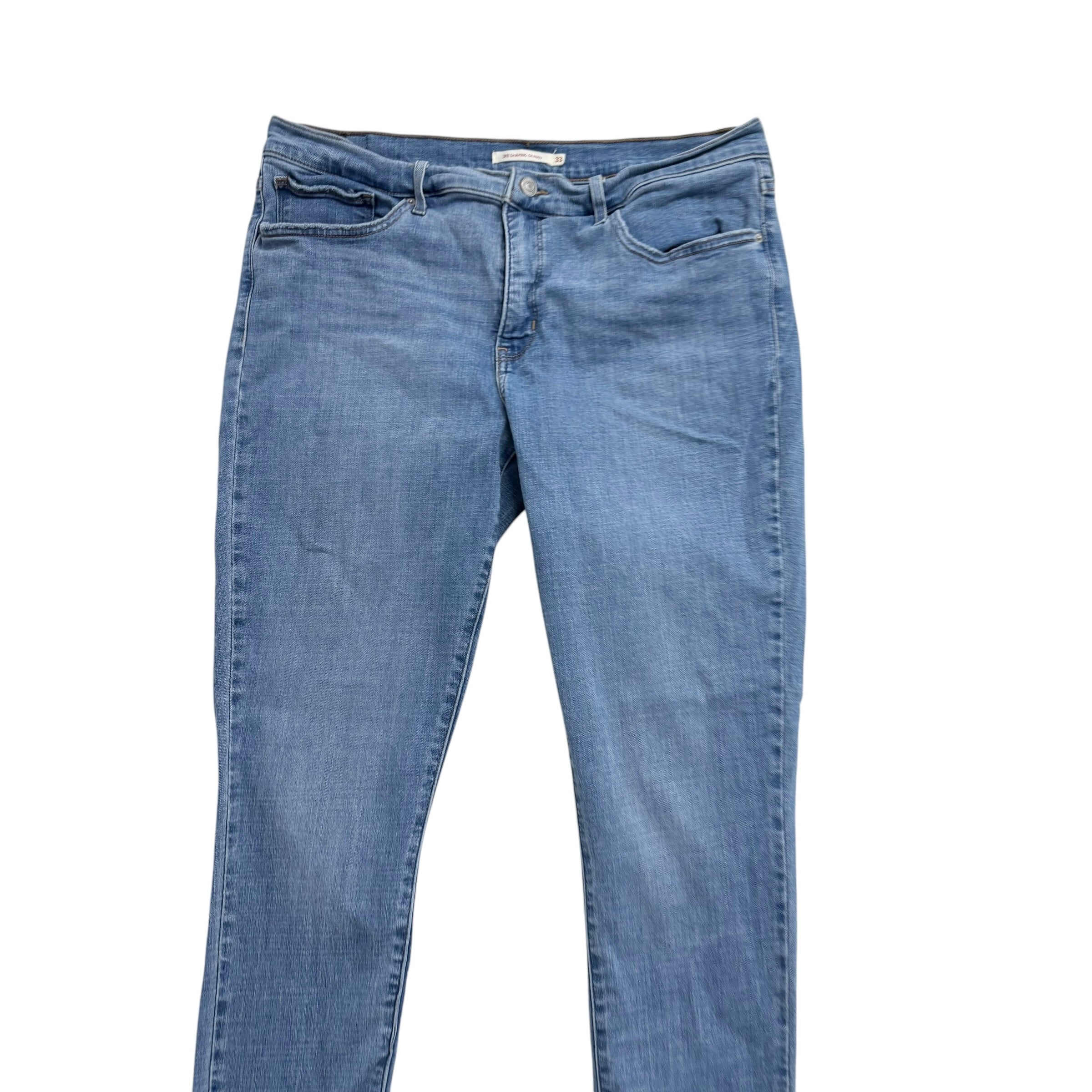 Levis 311 Jeans W33 L32 Womens Light Blue Shaping Skinny Fit Stretch Denim