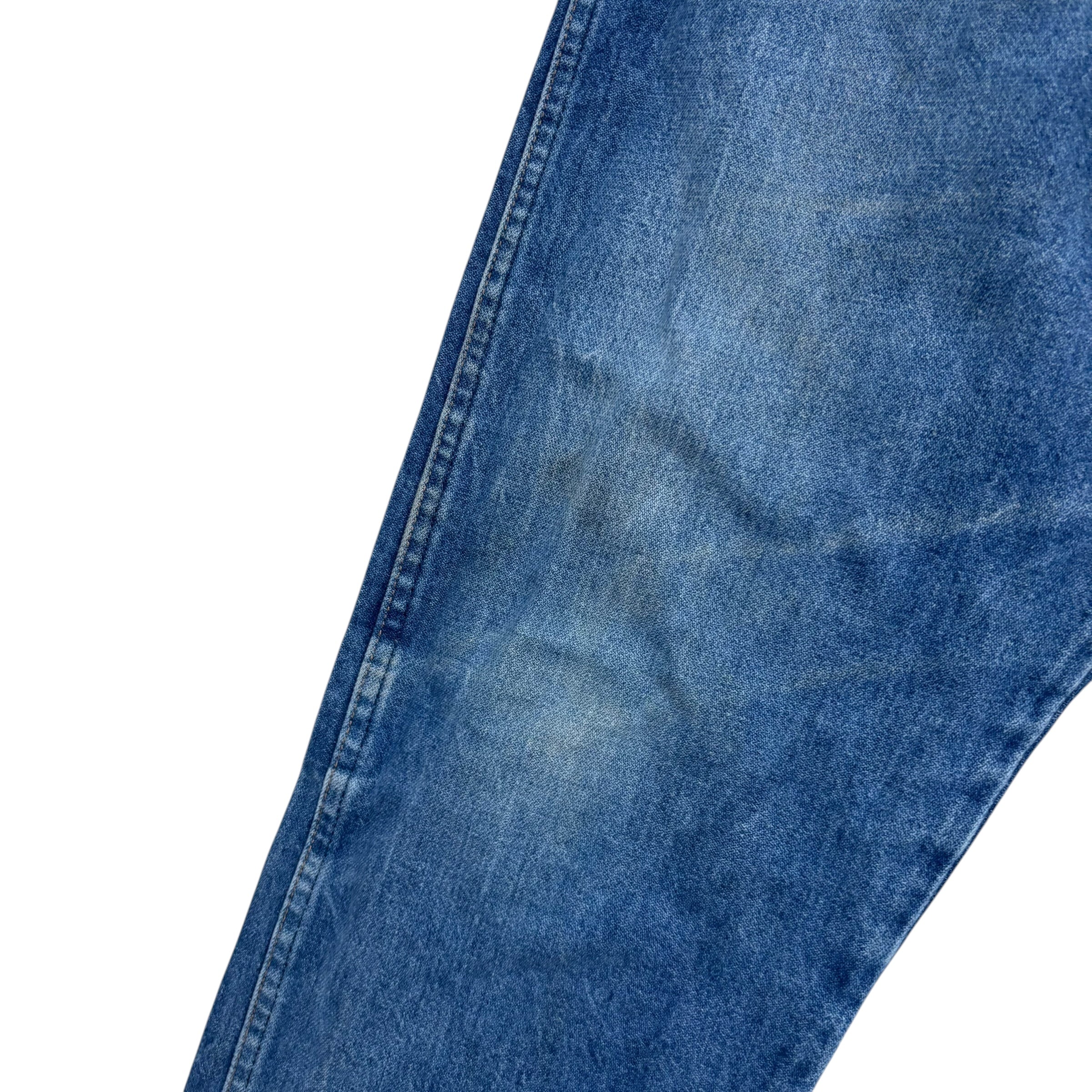 Wrangler Jeans Cowboy Cut W38 L36 Mens Mid Blue 13MWZ Original Fit Denim