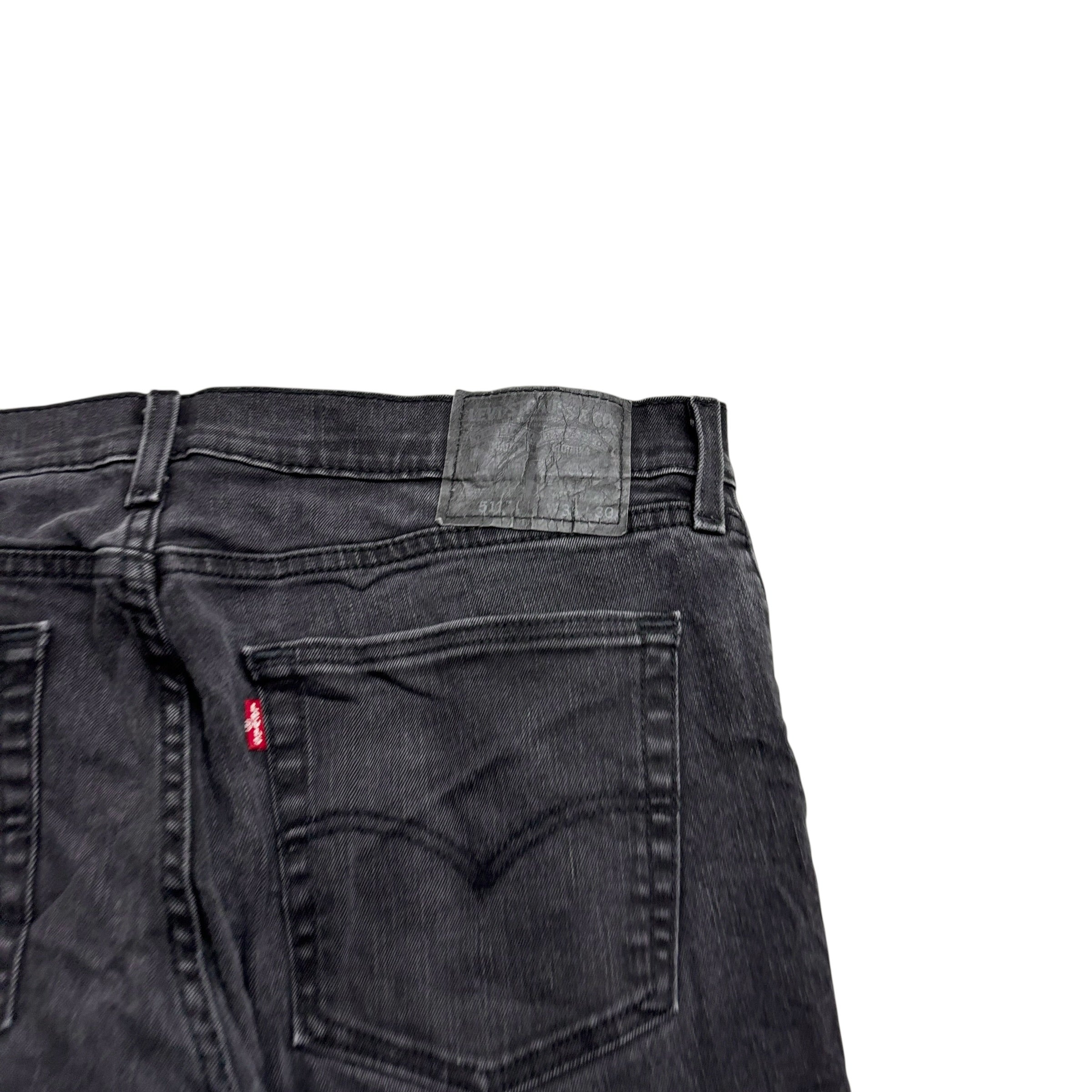 Levis 511 Jeans W36 L30 Mens Black Slim Fit Stretch Denim