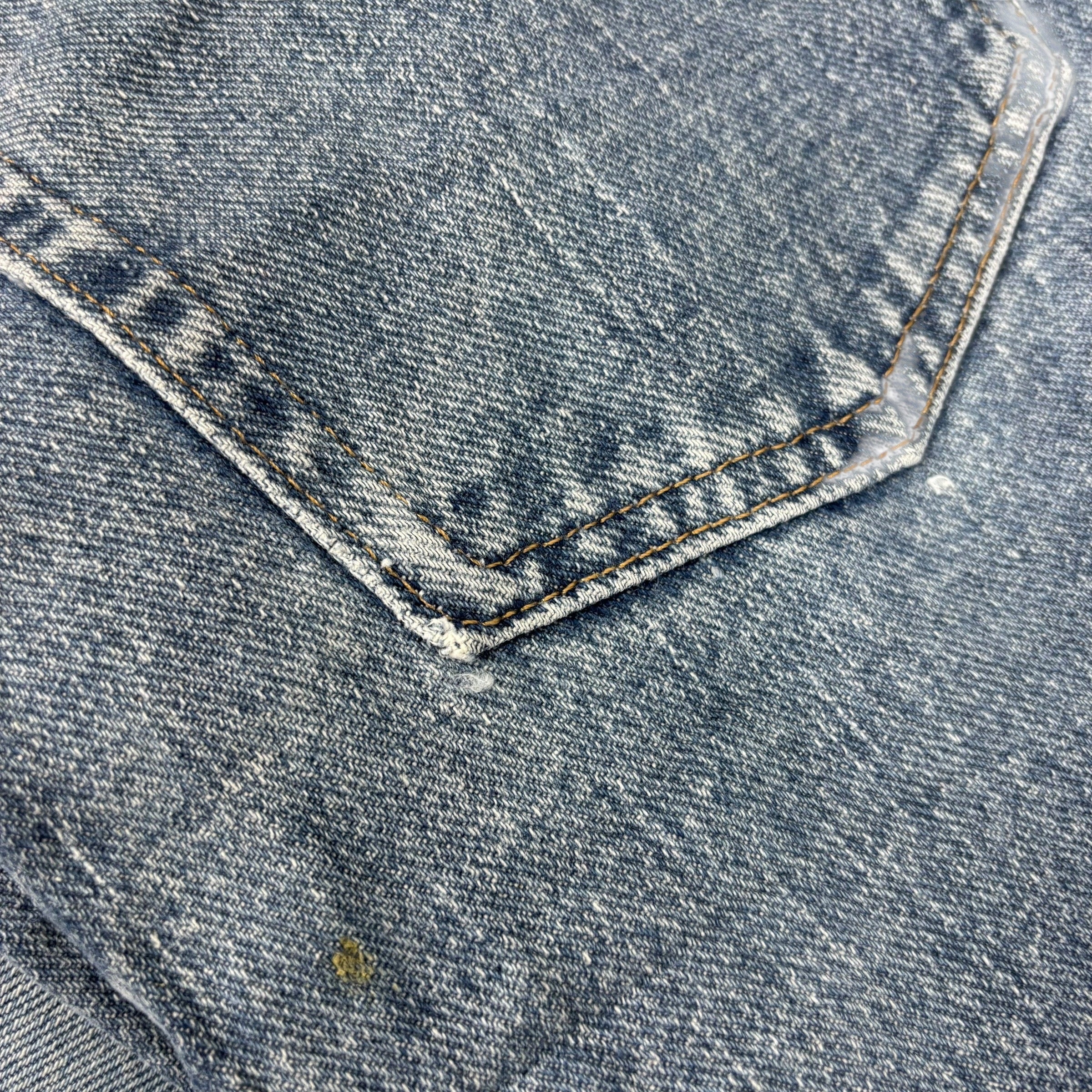 Wrangler Jeans W38 L32 Mens Light Blue Relaxed Straight Fit  Denim (G)