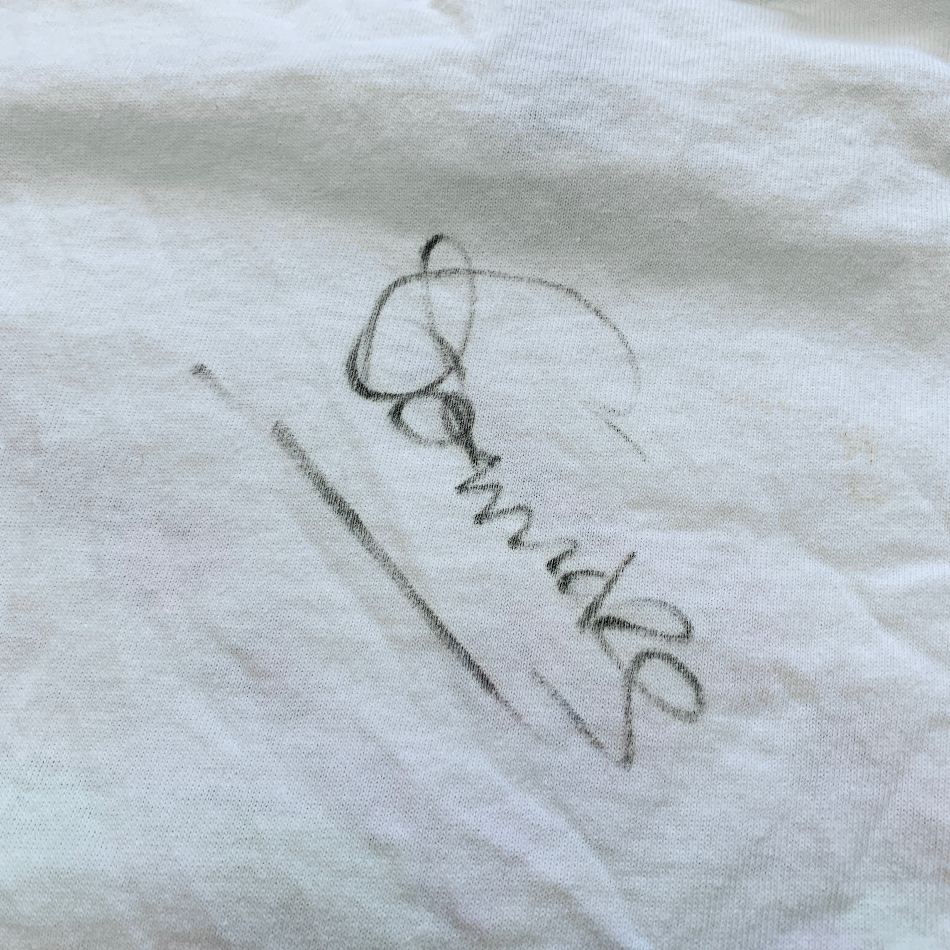 Vintage Jimmy Connors Signed T Shirt Autograph Memorabilia Tennis 90s