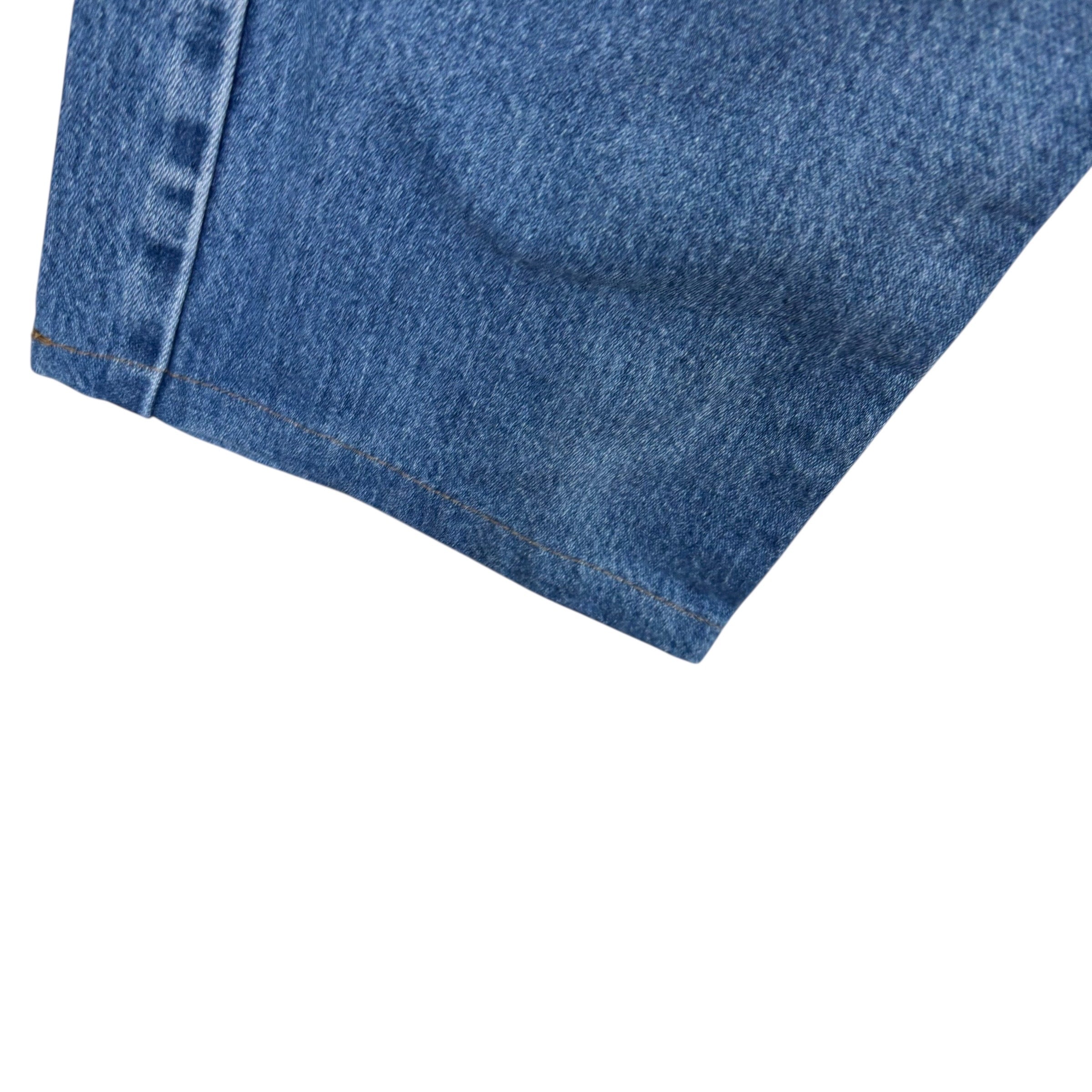 Wrangler Jeans Cowboy Cut W34 L30 Mens Mid Blue 936 Slim Fit Denim (F)