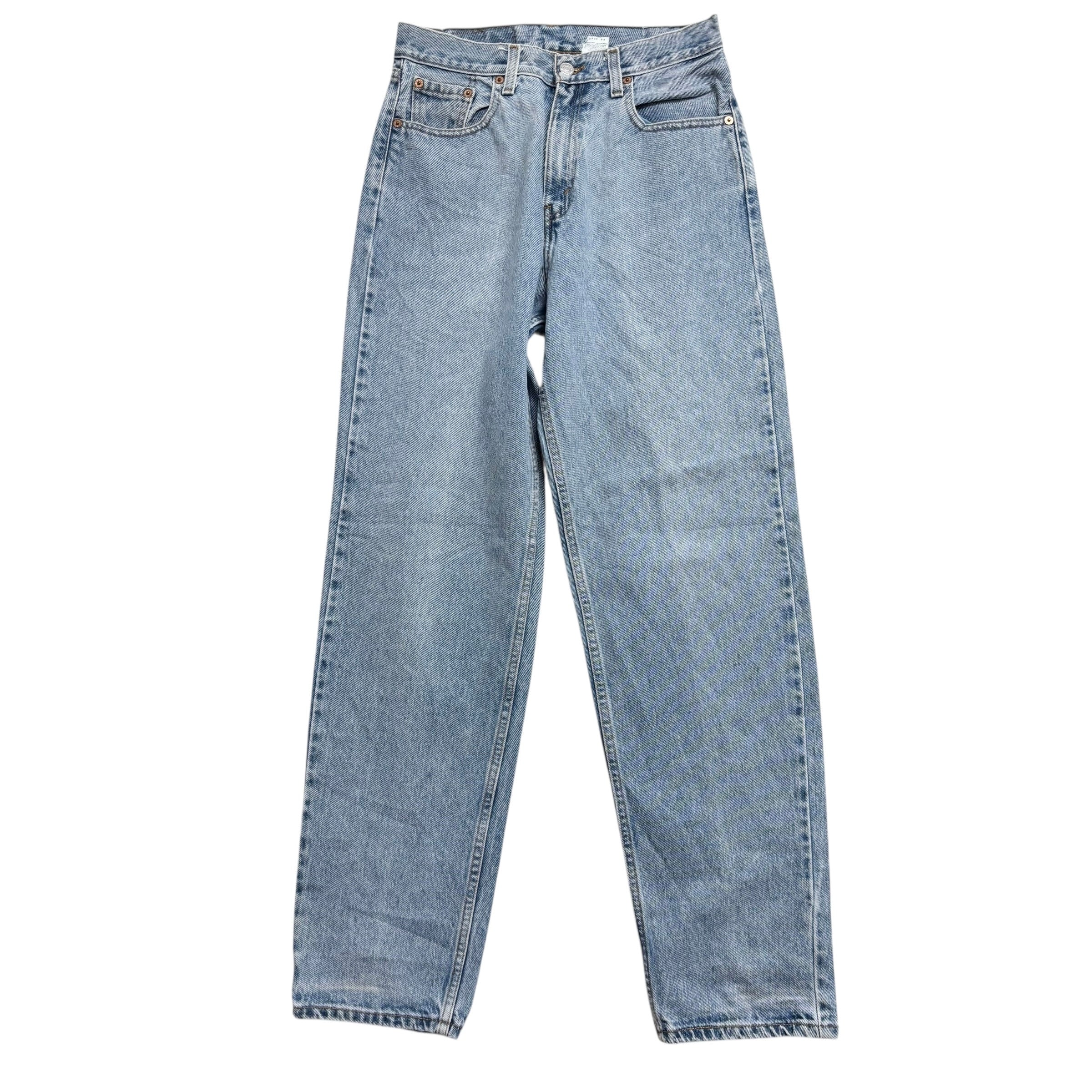 Levis 560 Jeans W28 L32 Womens Light Blue Relaxed Straight Vintage Denim