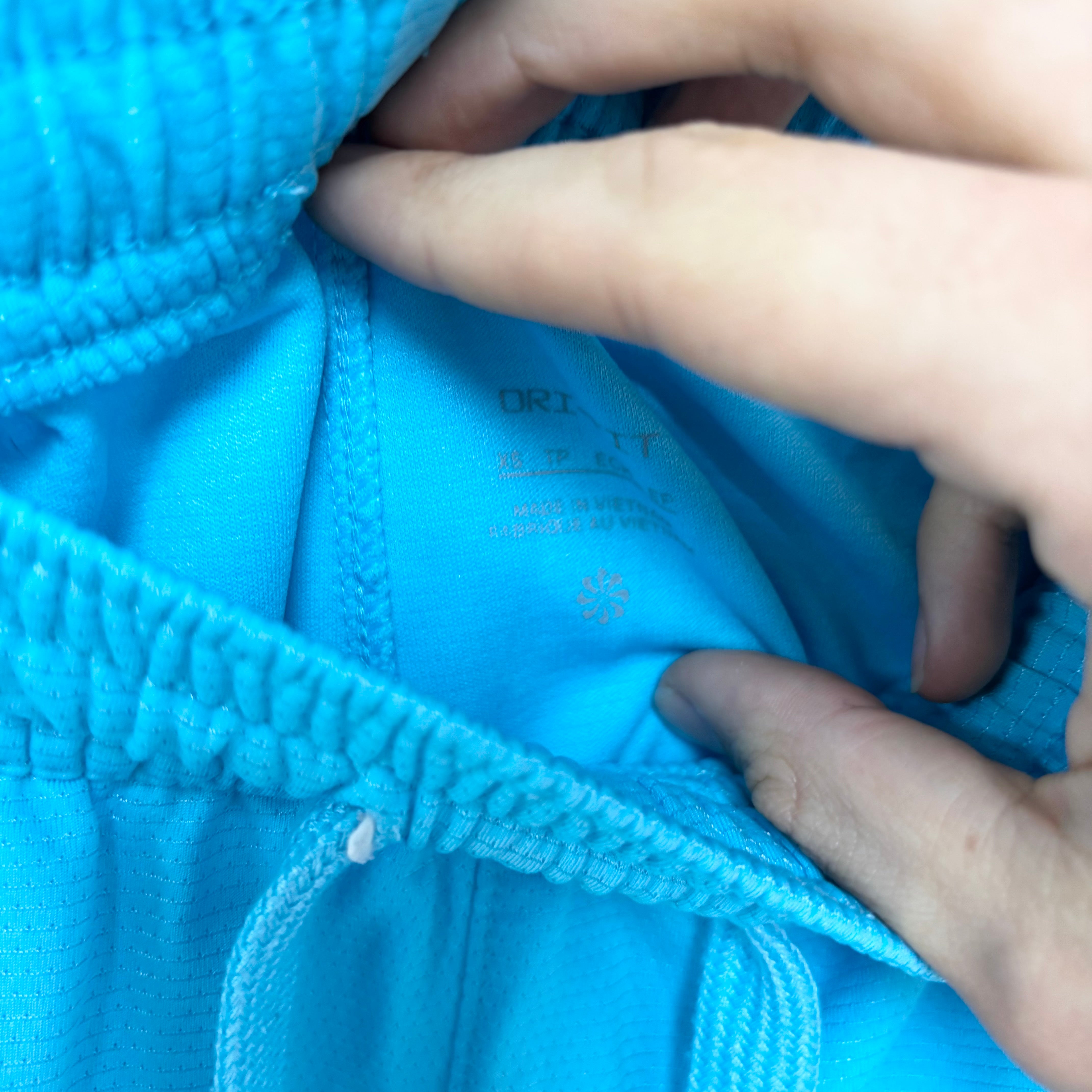 Nike Shorts Mens XS Blue Dri Fit Running Sports Gym Athletic Pockets (E)