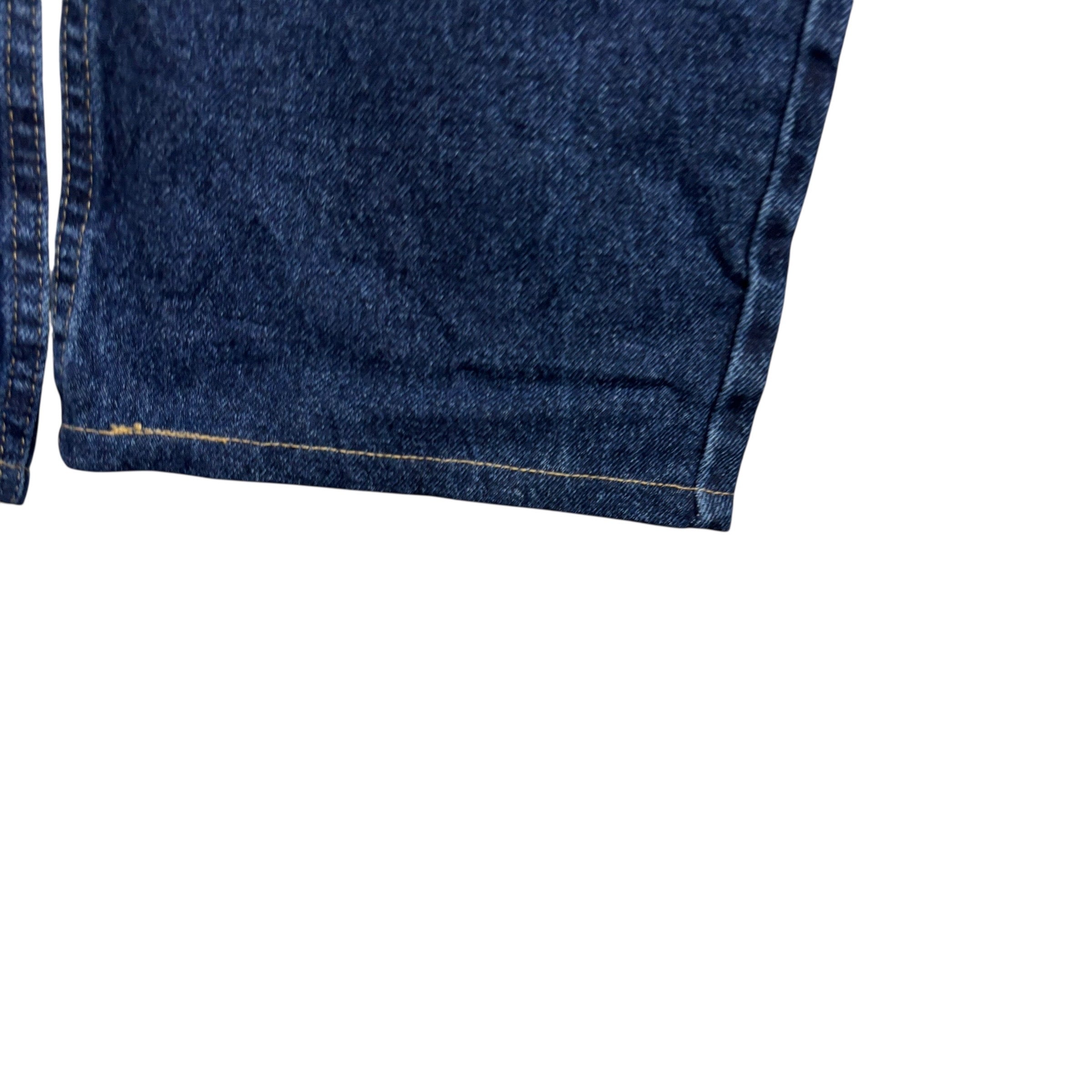 Wrangler Jeans W42 L27 Mens Dark Blue Regular Straight Fit Denim (E)