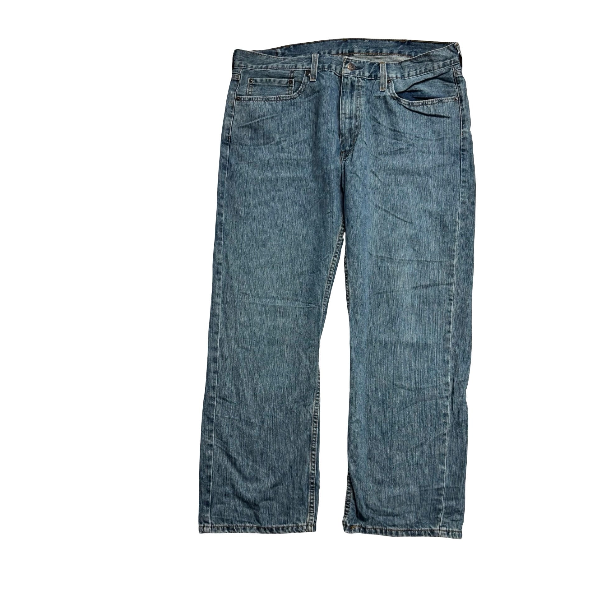 Levis 559 Jeans W38 L30 Mens Dark Blue Baggy Relaxed Straight Fit Denim (E)