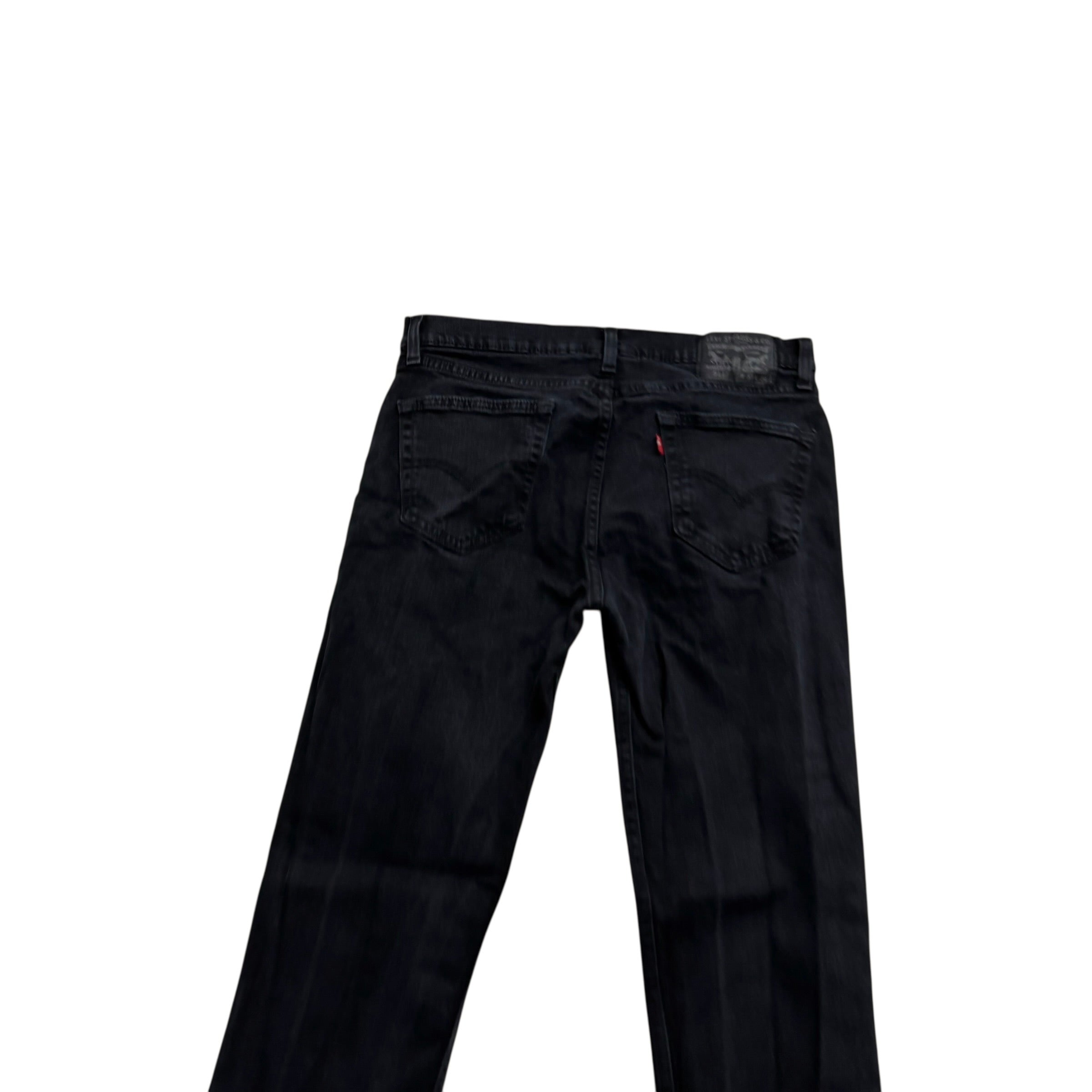 Levis 511 Jeans W32 L34 Mens Black Slim Fit Stretch Denim