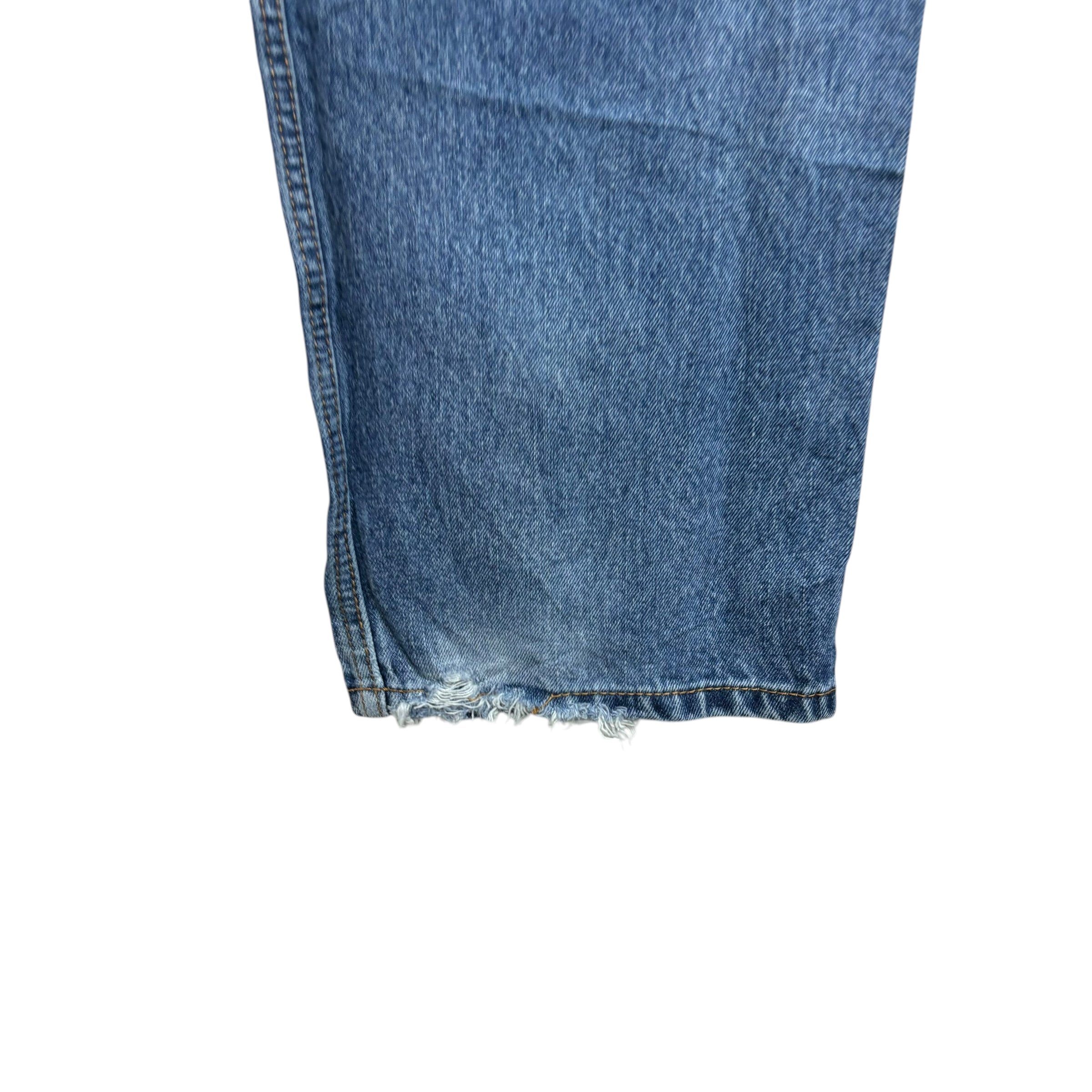 Levis 550 Jeans W38 L34 Mens Mid Blue Baggy Relaxed Straight Fit Denim